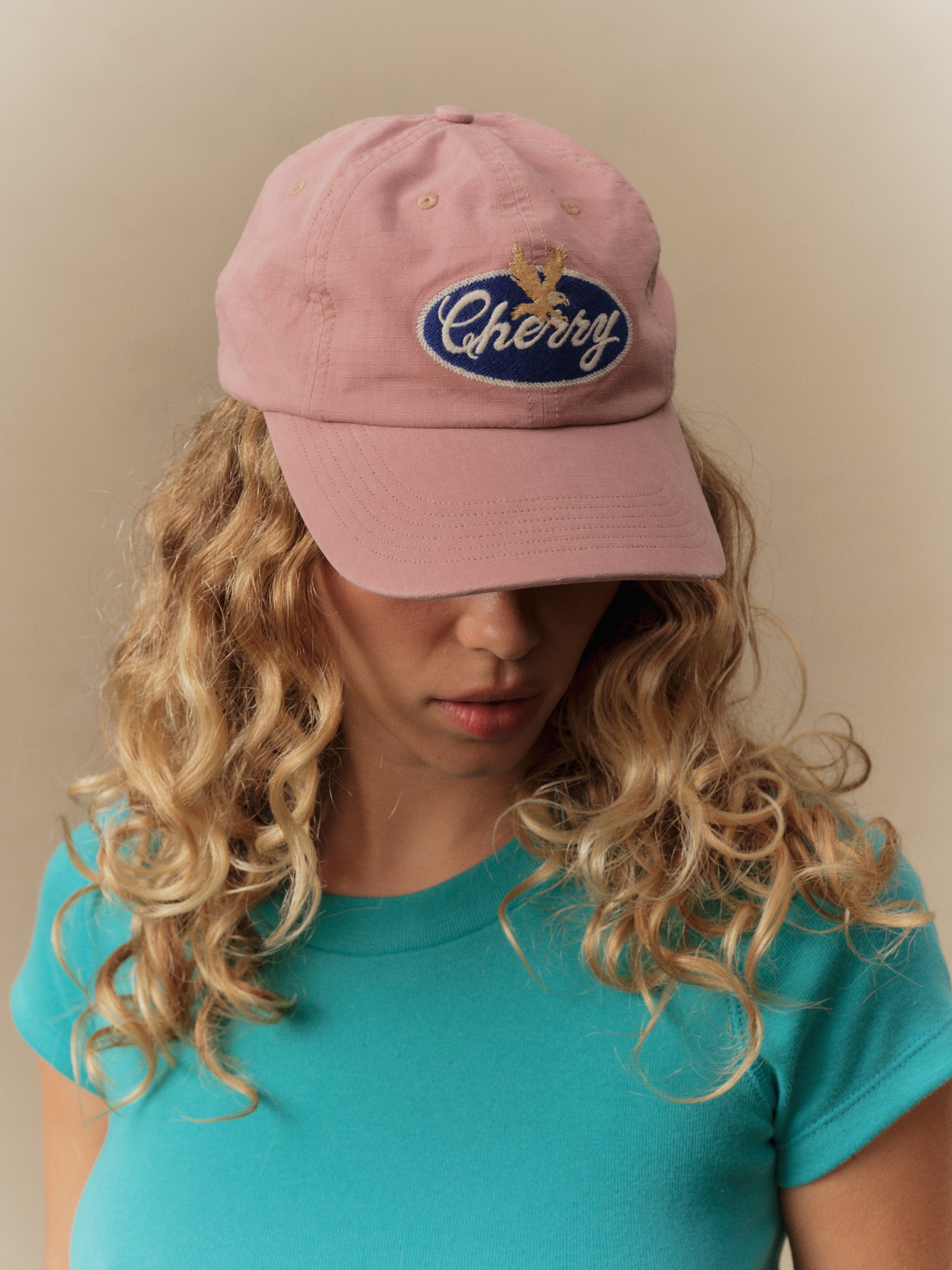 Golden Eagle 6 Panel Hat (Dusty Pink)