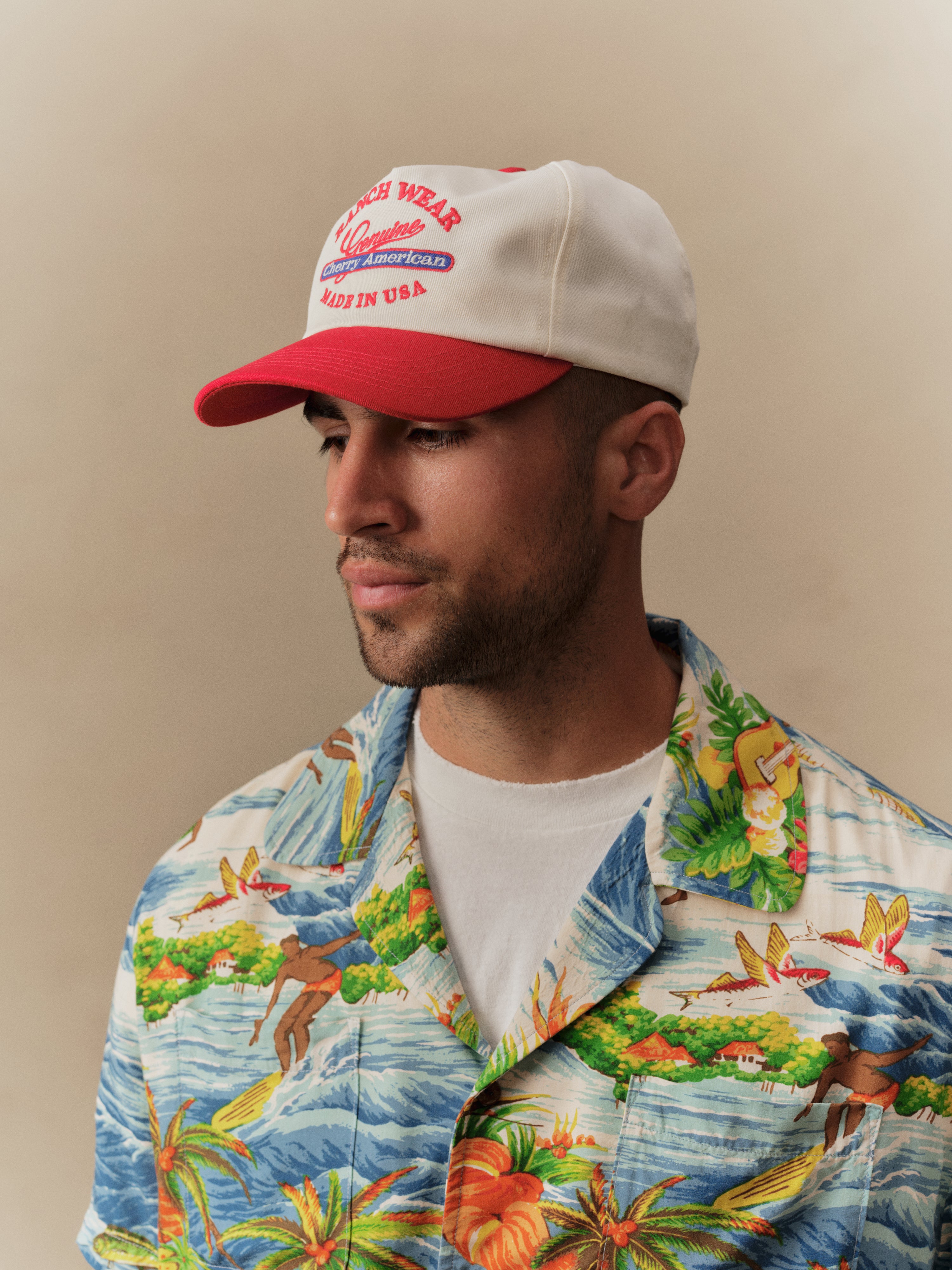 Ranchwear 5 Panel Hat (Cherry Red)