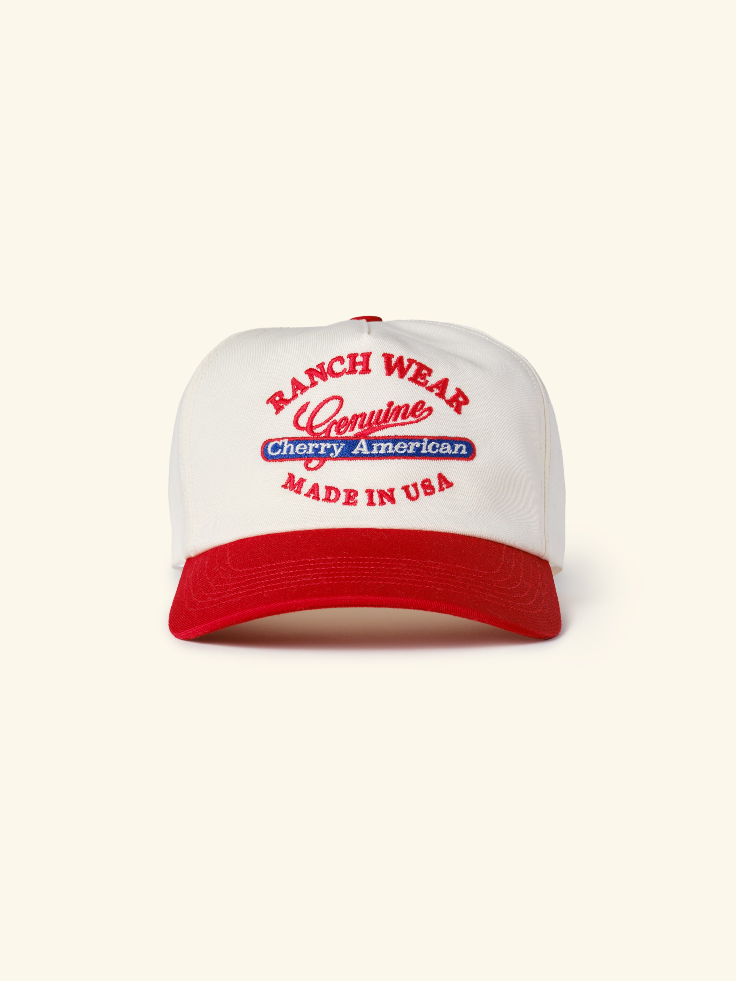 Ranchwear 5 Panel Hat (Cherry Red)