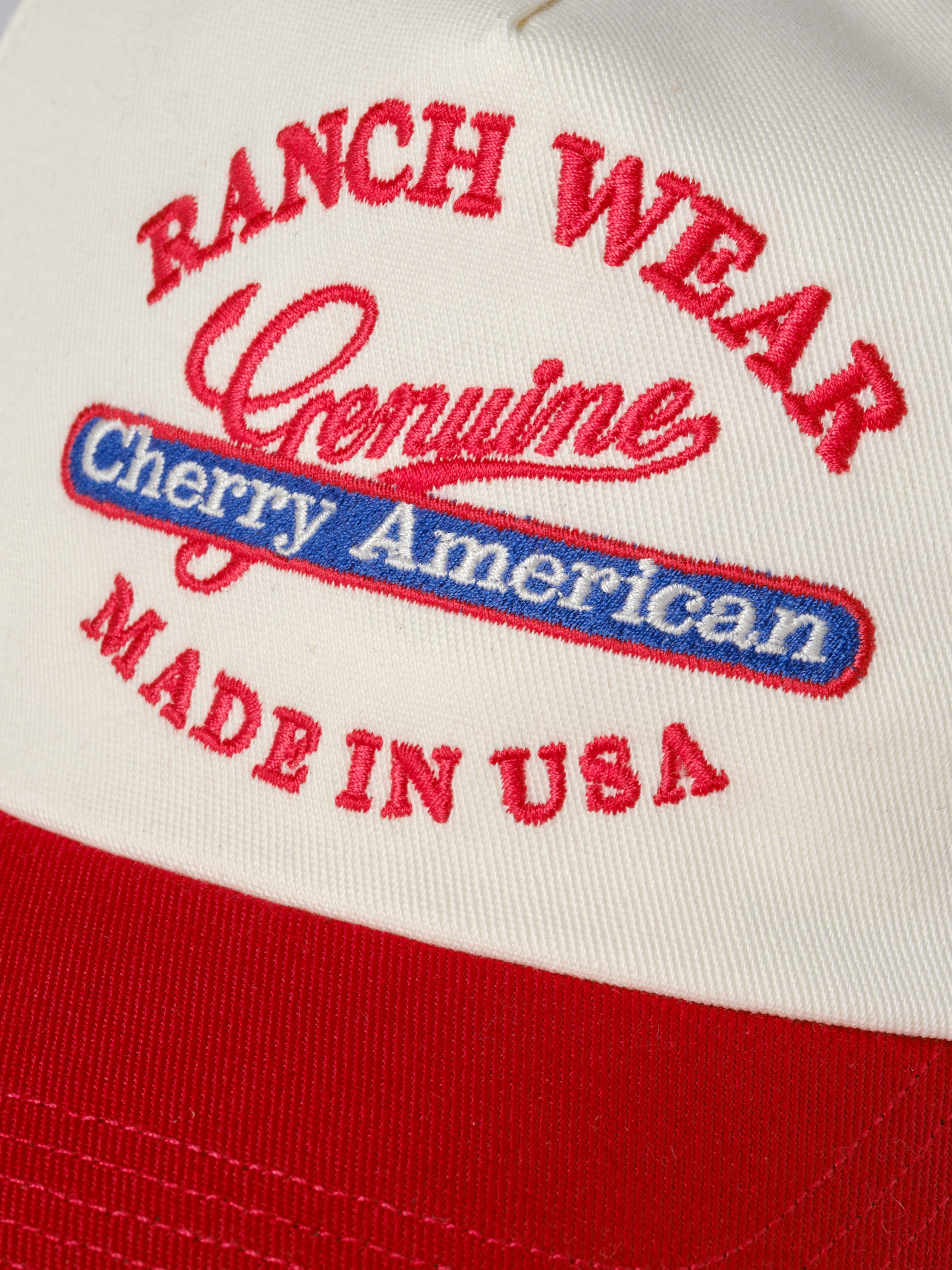 Ranchwear 5 Panel Hat (Cherry Red)