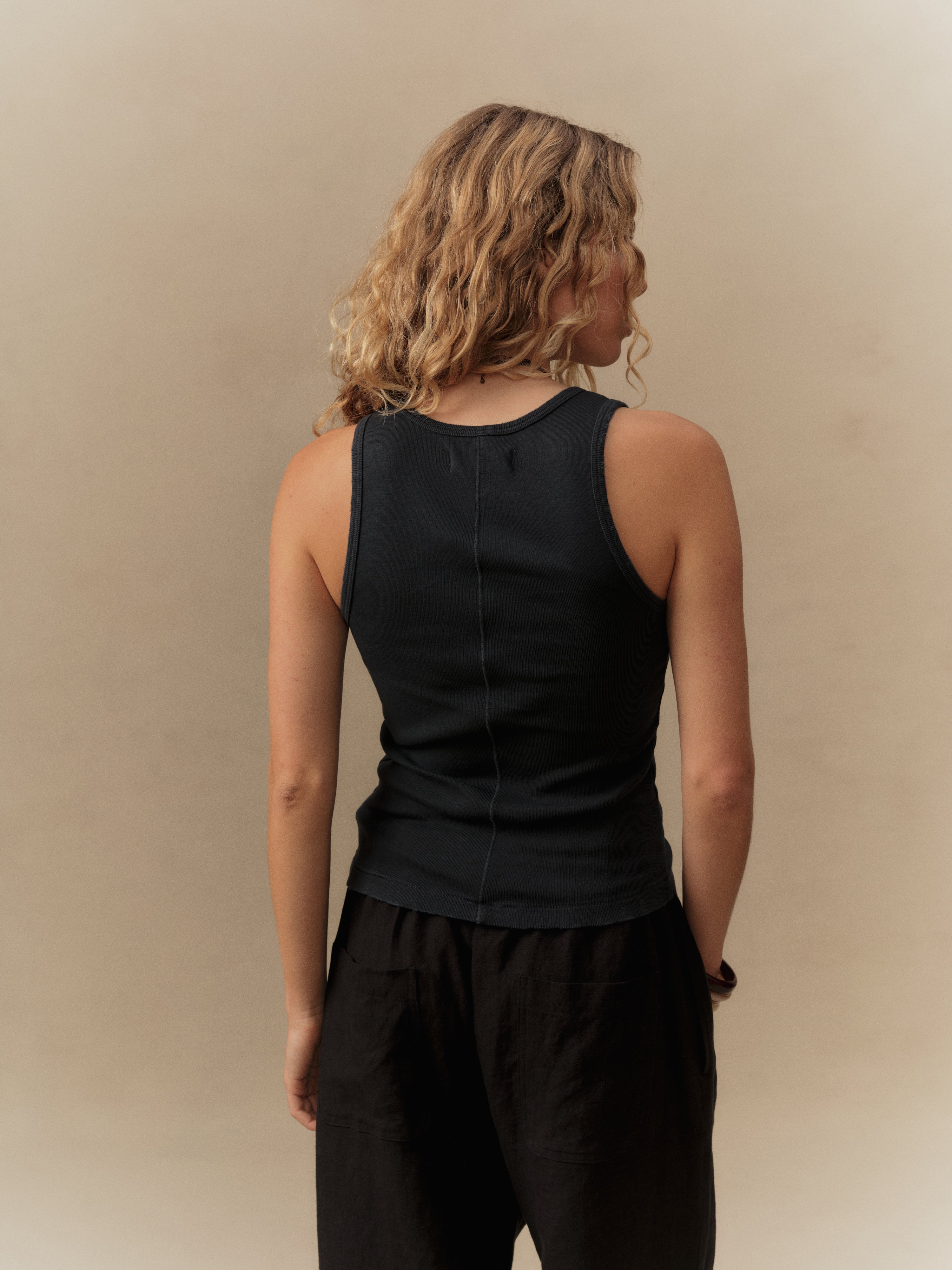 Women's Quality Goods Tank (Vintage Black)
