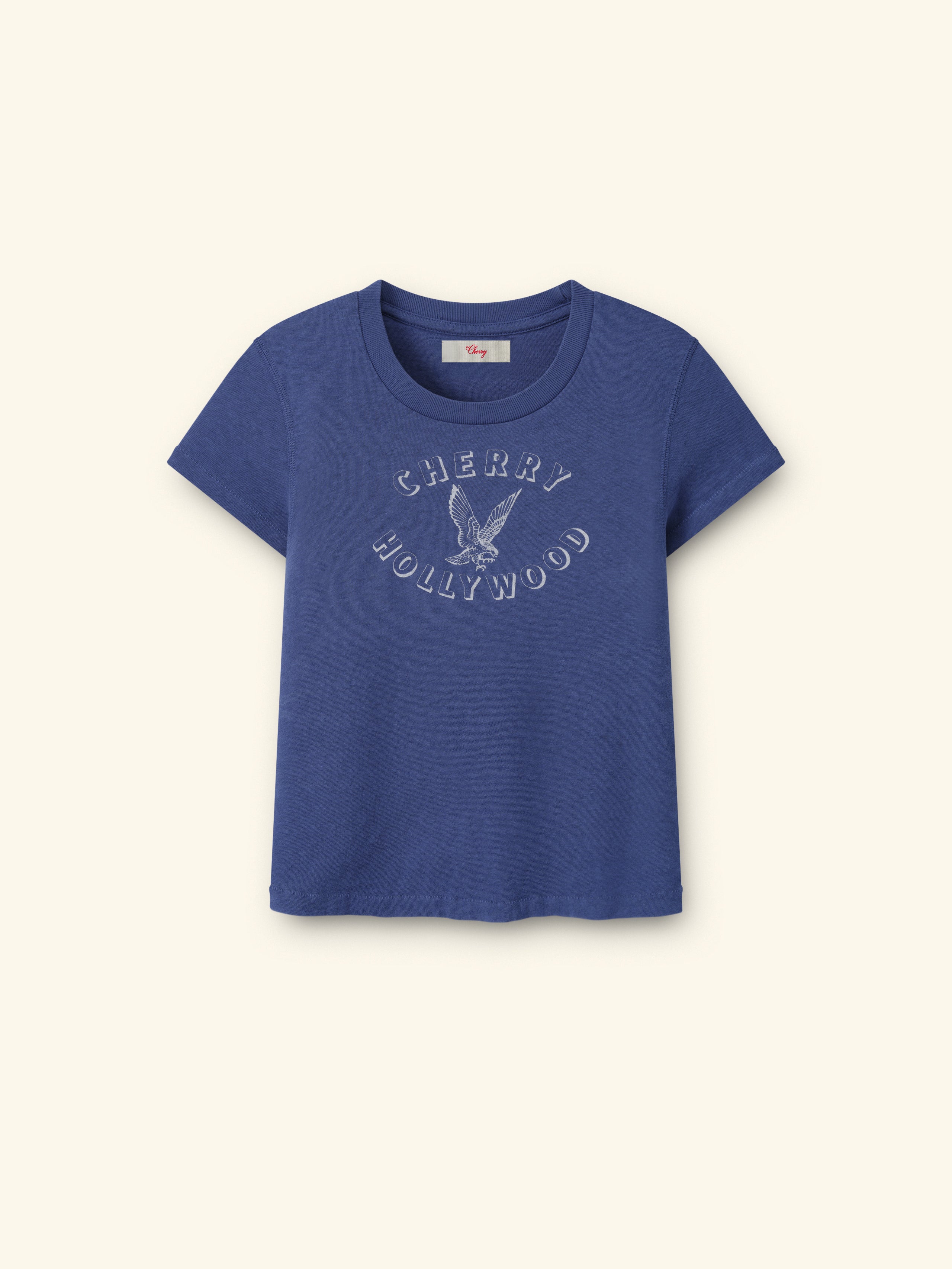 Women's Hollywood Fitted Tee (Faded Navy)