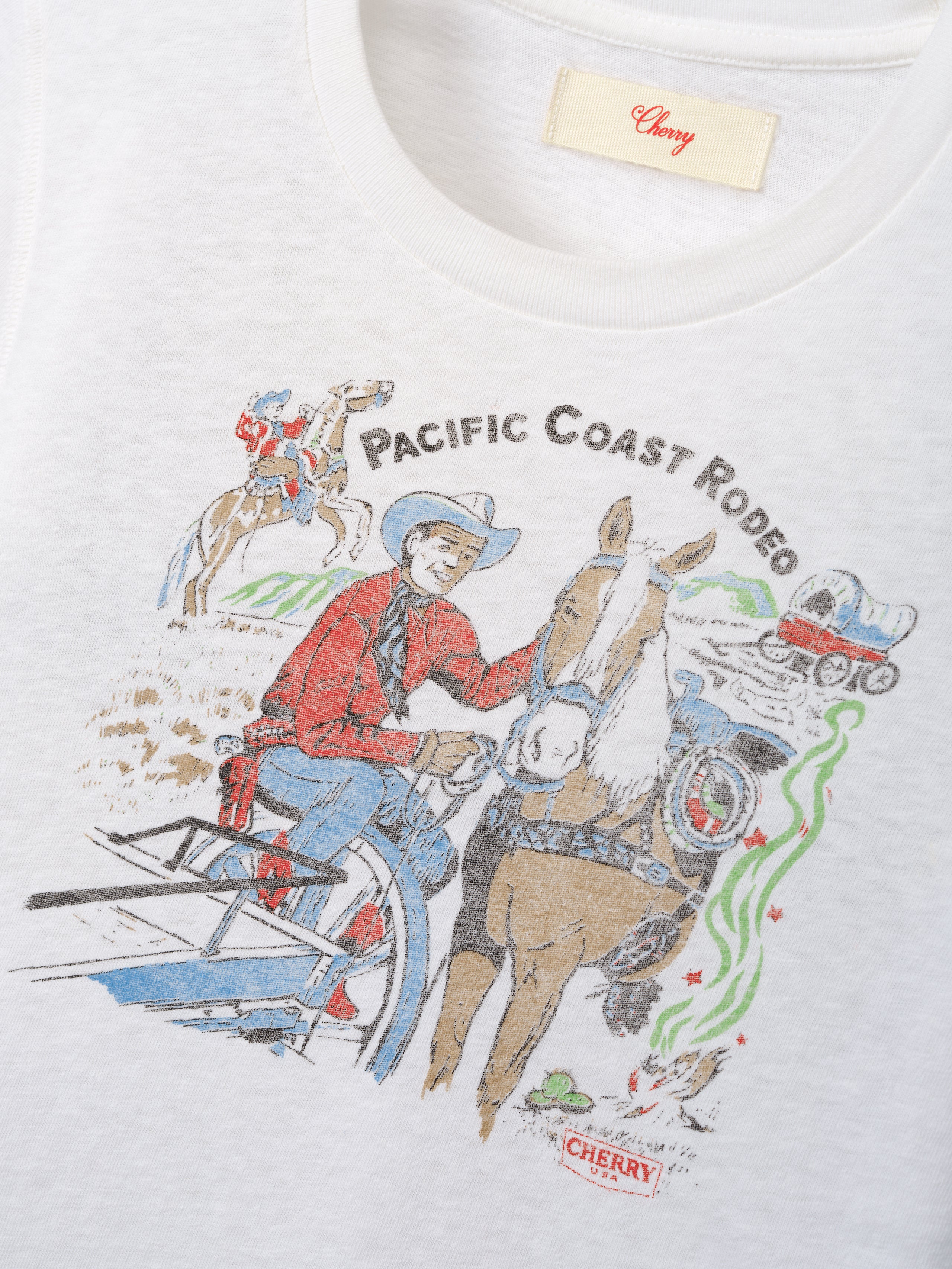Women's Country Fitted Tee (Vintage White)