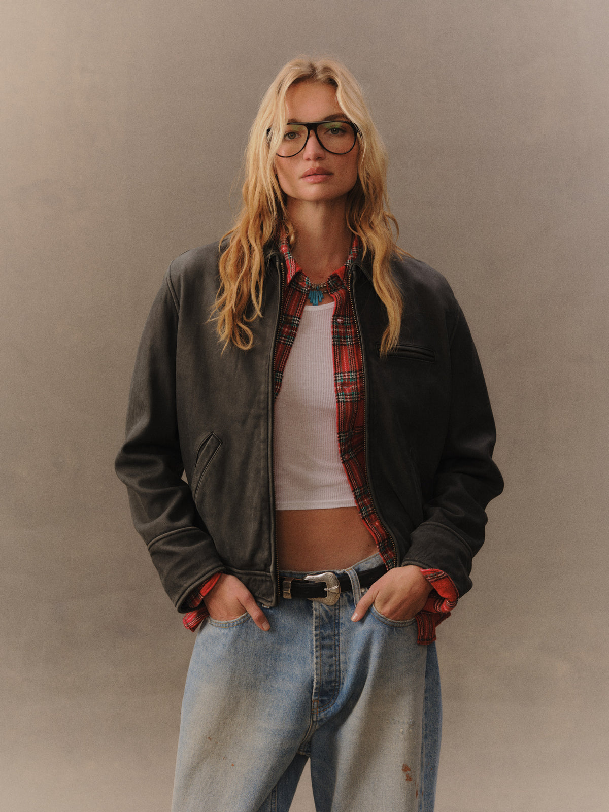 Vintage Leather Club Jacket