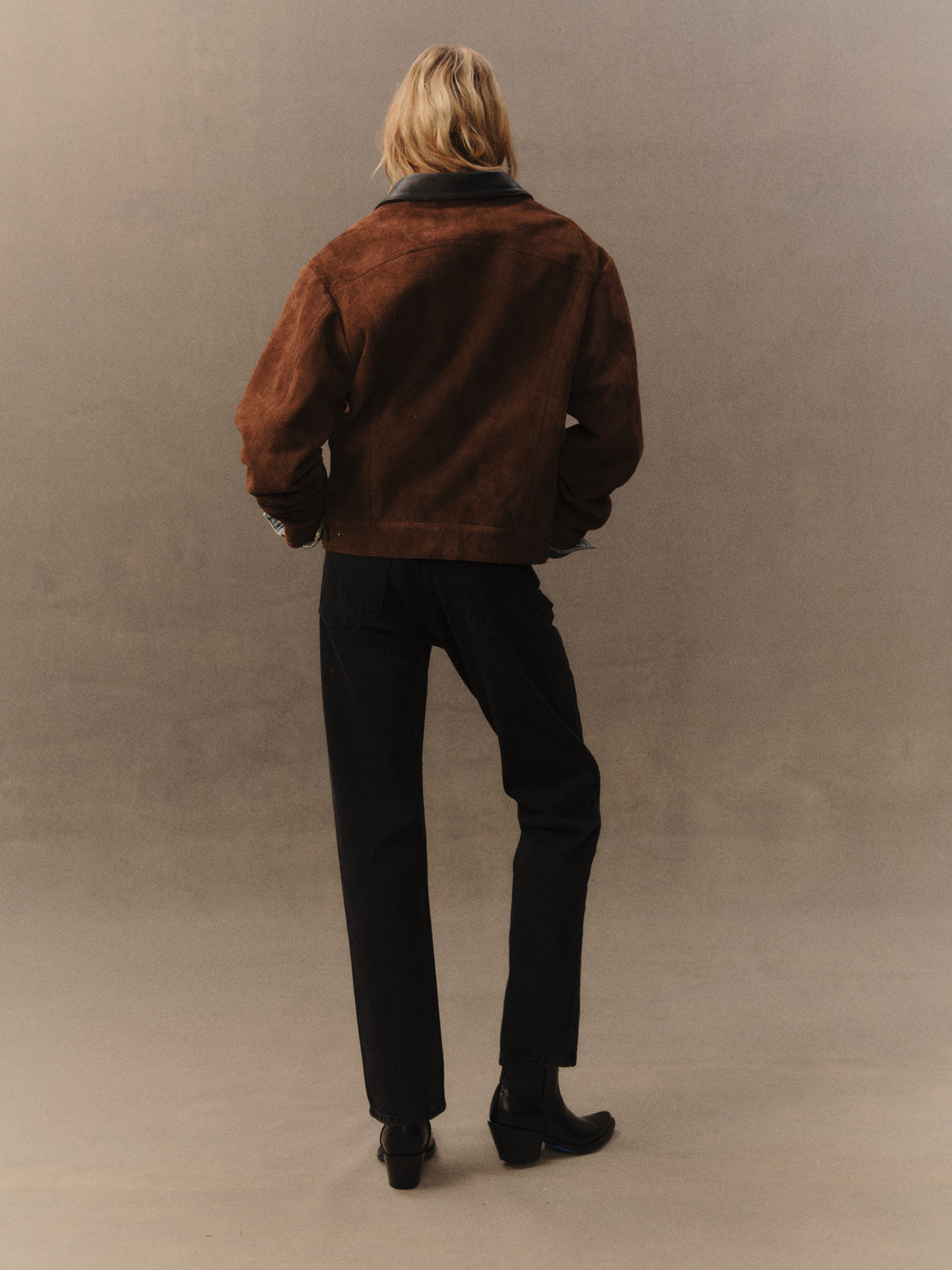 Suede Trucker Jacket