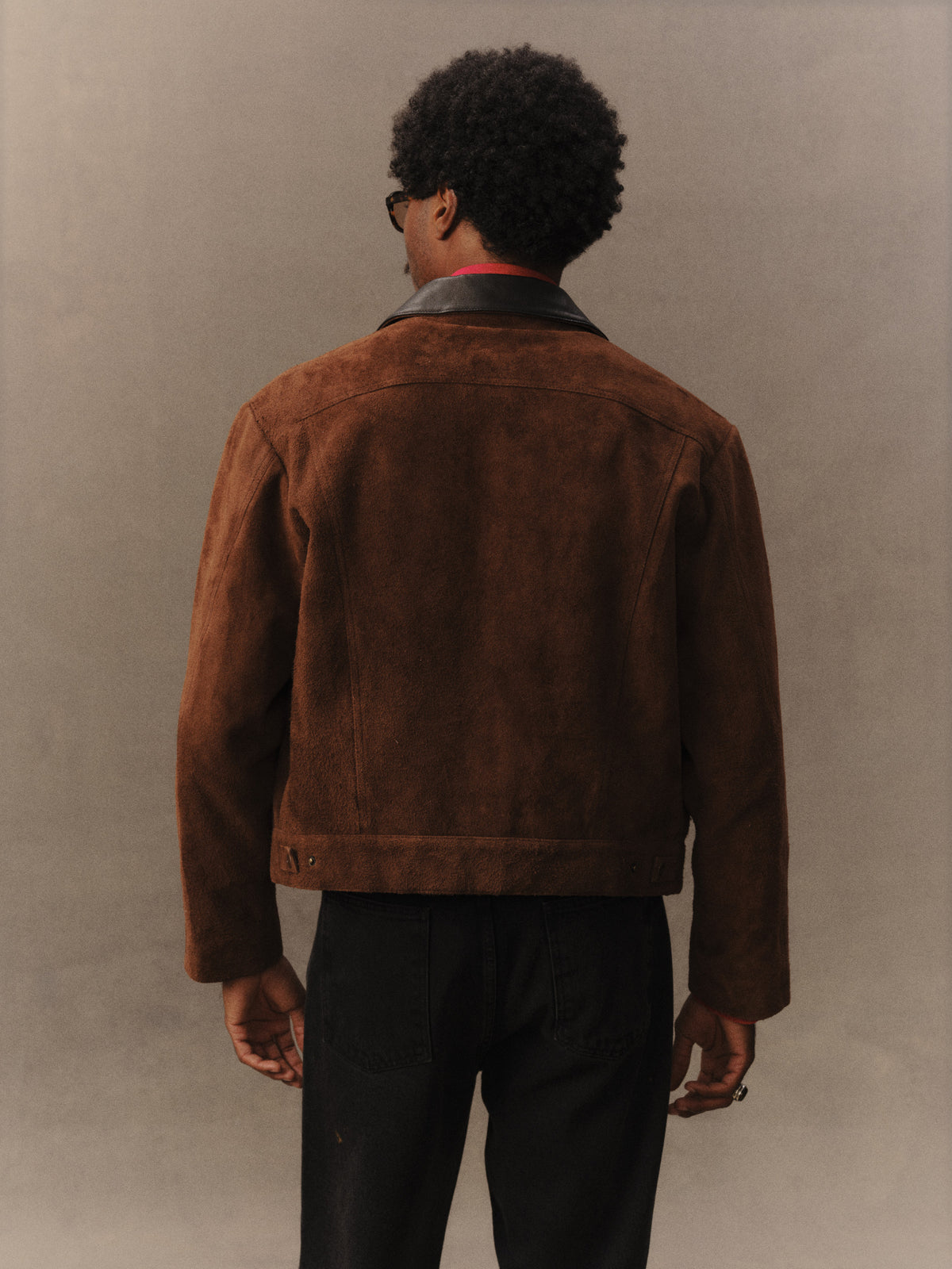 Suede Trucker Jacket