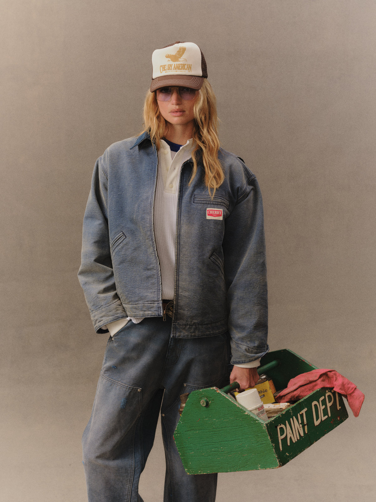 Sun Faded Work Jacket