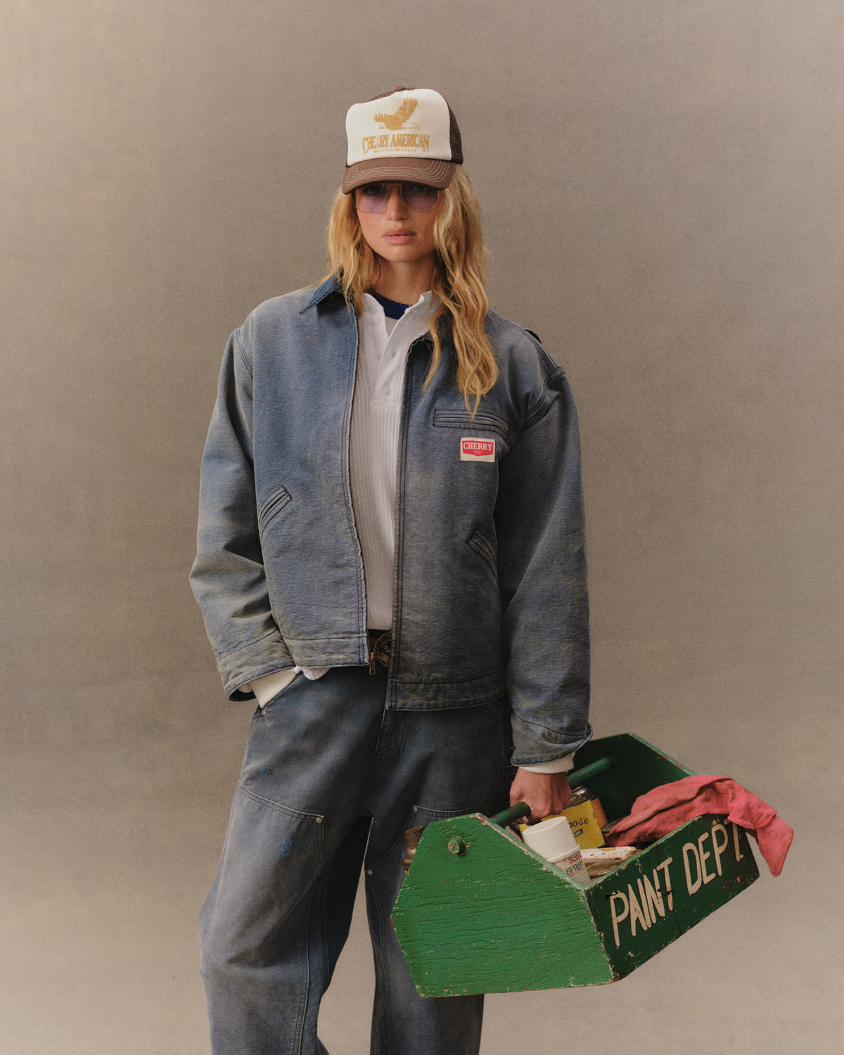 Sun Faded Work Jacket