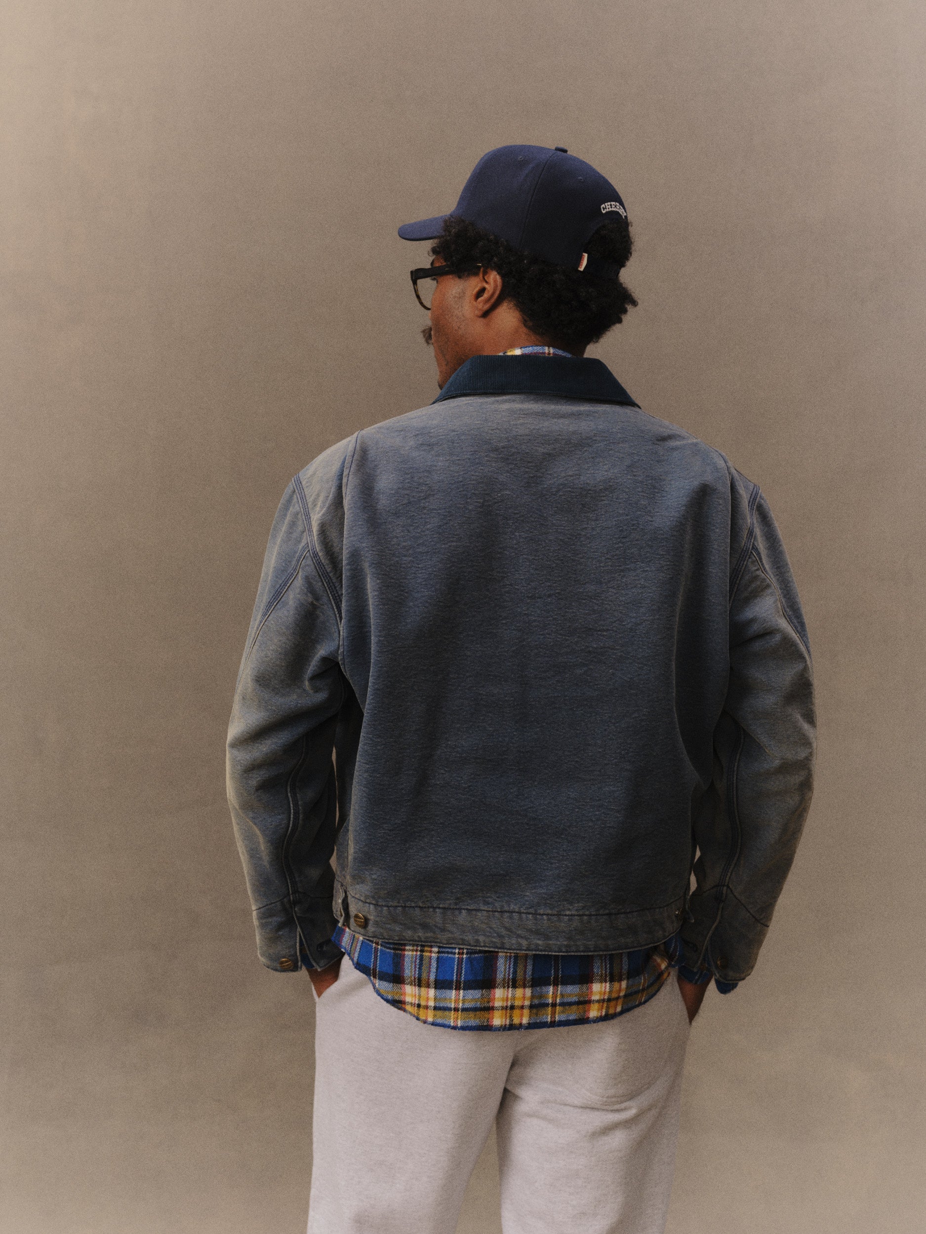 Sun Faded Work Jacket – CHERRY LA