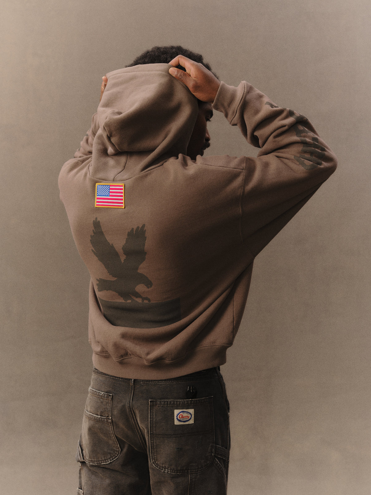 Patch Work Thermal Hoodie