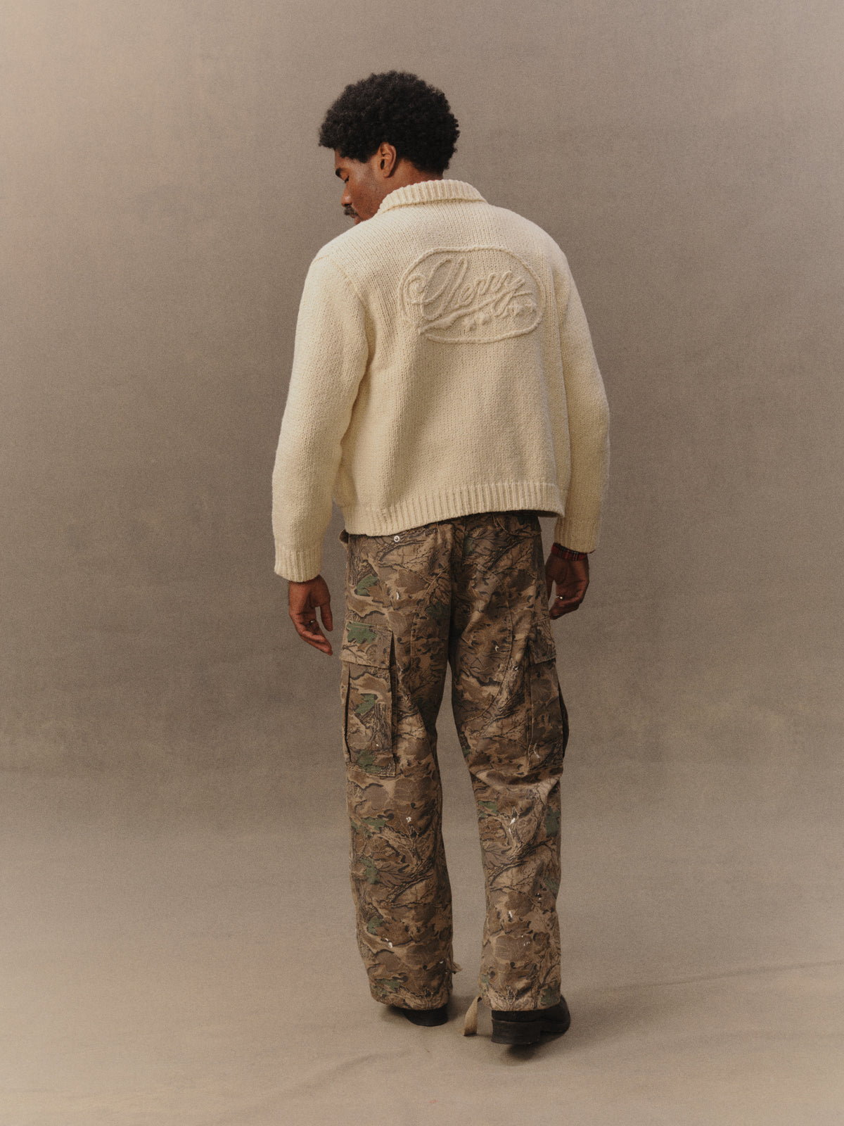 5 Star Knit Zip Up