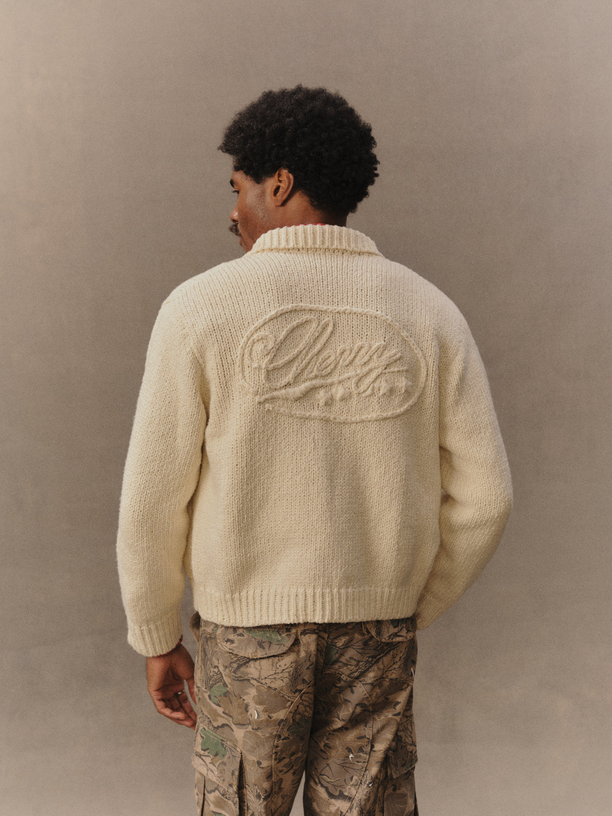 5 Star Knit Zip Up