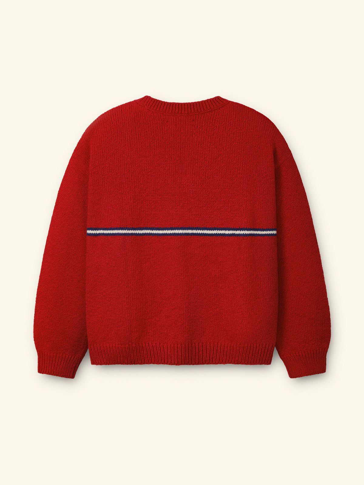 Striped Knit Crew