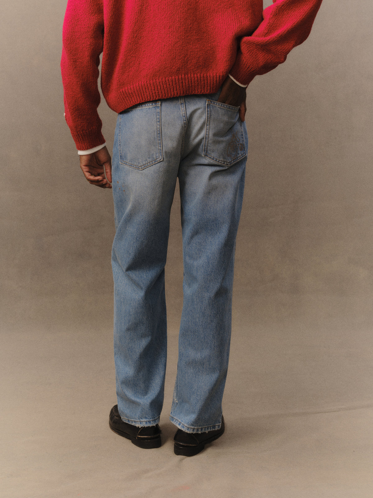Wide Leg 5 Pocket Jeans