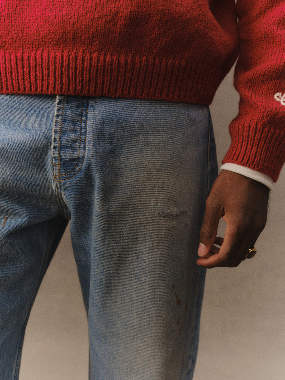 Wide Leg 5 Pocket Jeans
