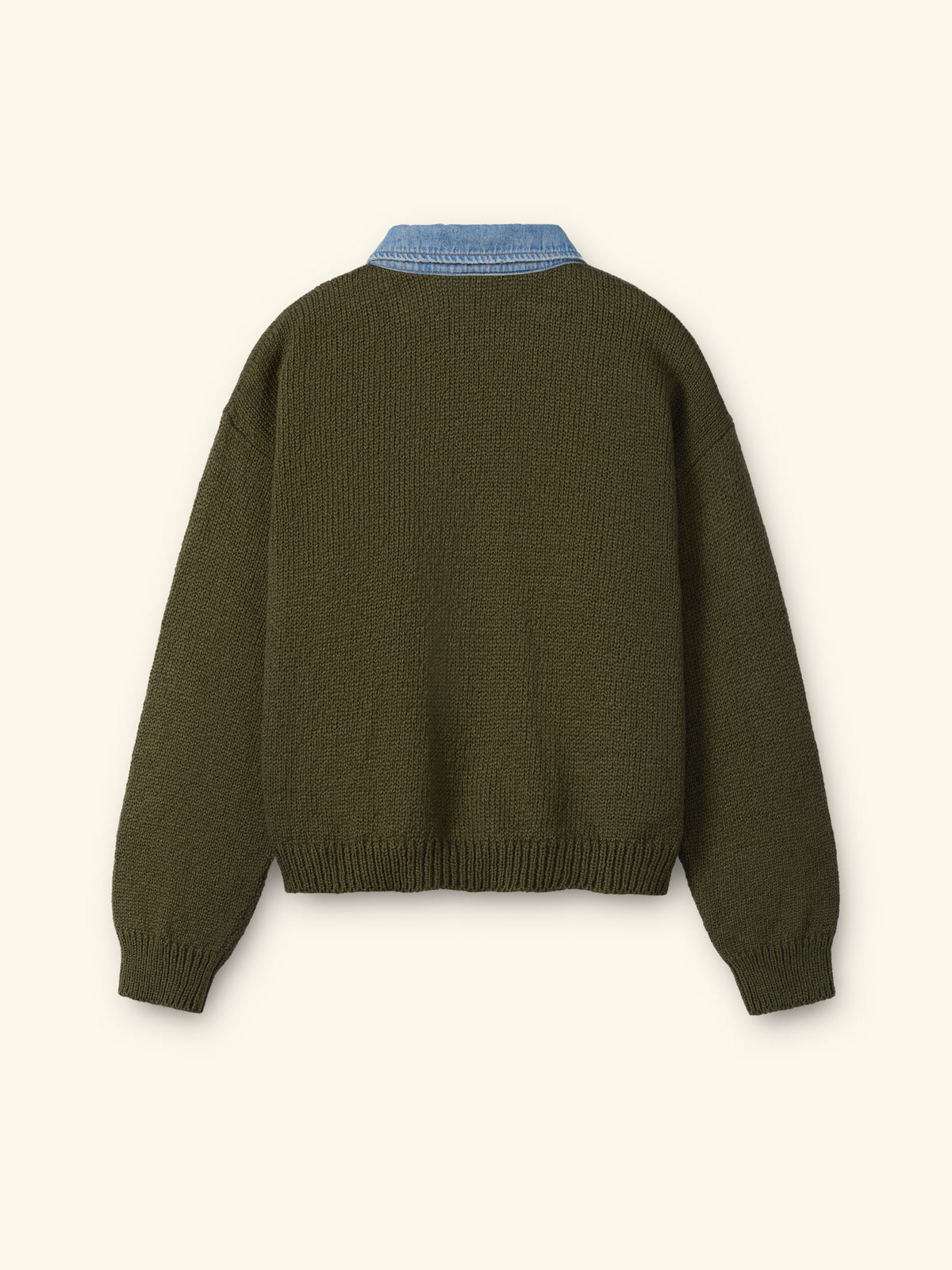 Denim Knit Henley