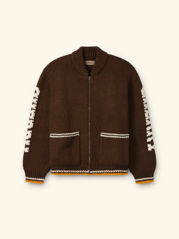Knit Zip Bomber