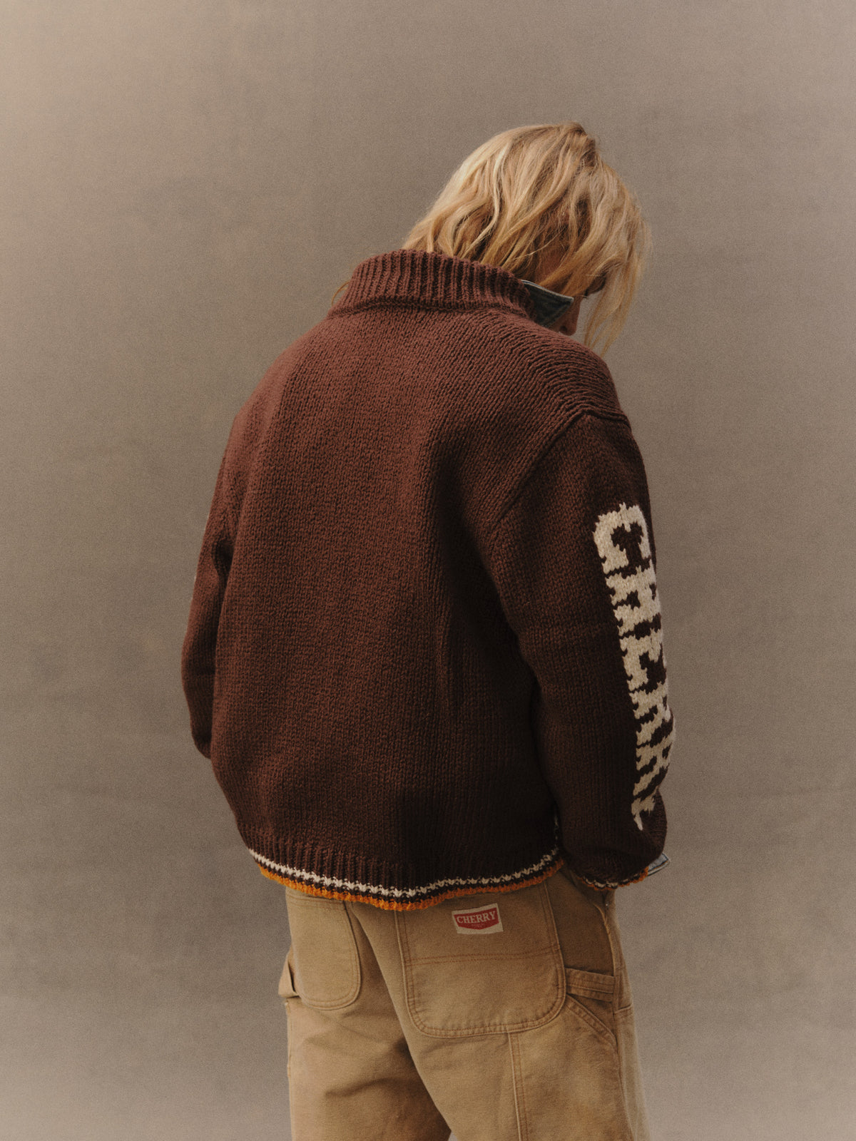 Knit Zip Bomber