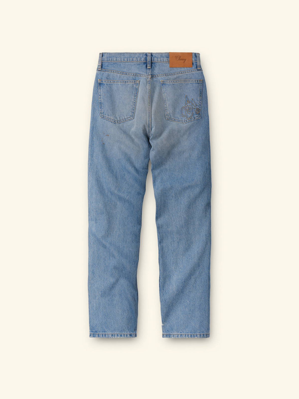 Straight 5 Pocket Jeans