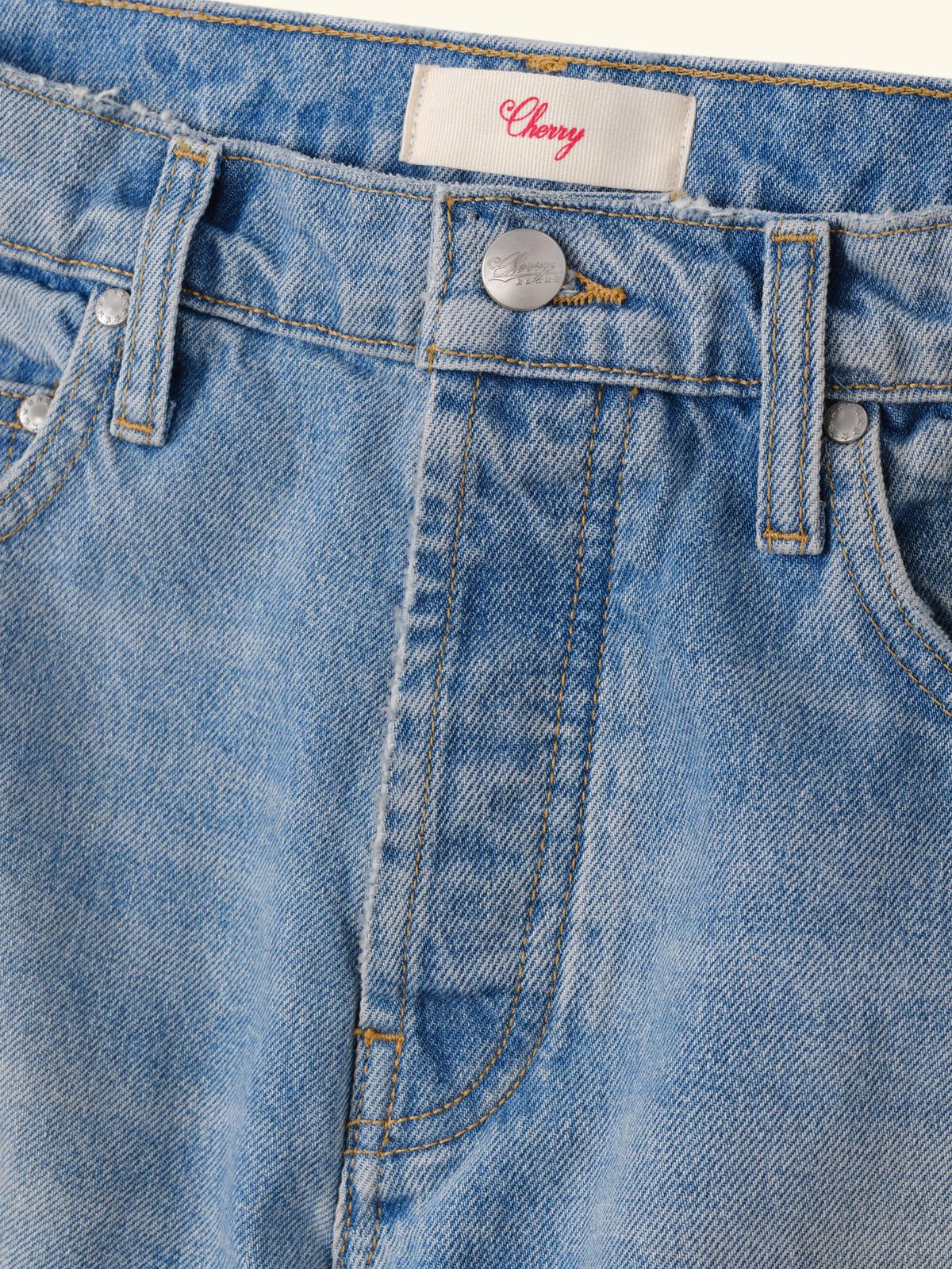 Straight 5 Pocket Jeans