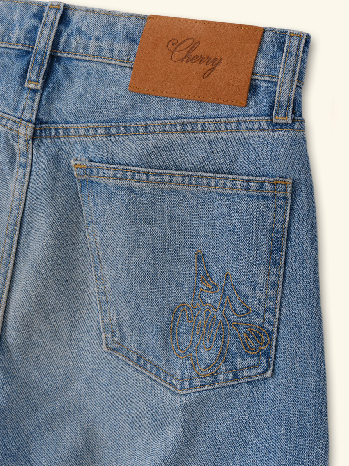 Straight 5 Pocket Jeans