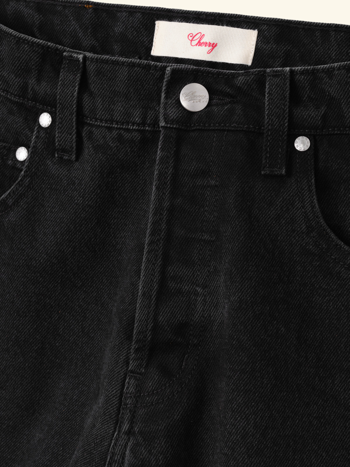 Straight 5 Pocket Jeans