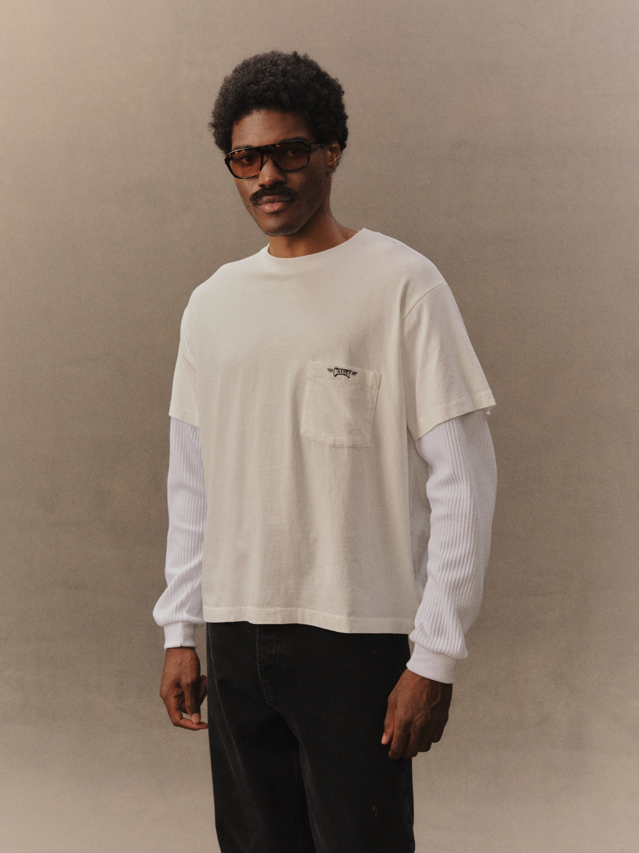 Southwest Layered Thermal T-Shirt – CHERRY LA
