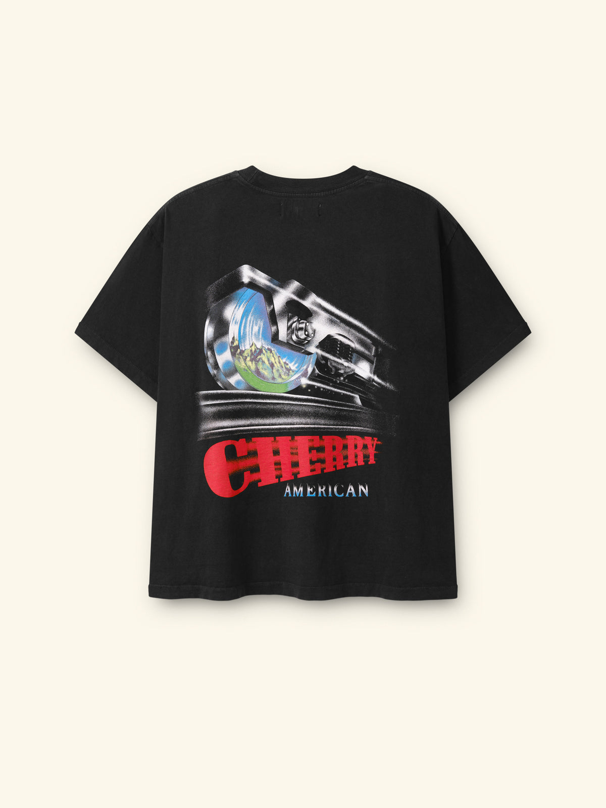 Railroad Boxy Pocket T-Shirt
