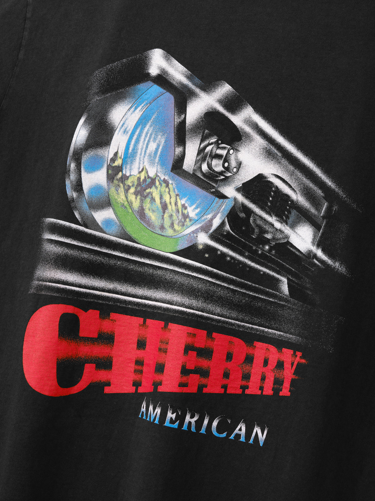 Railroad Boxy Pocket T-Shirt