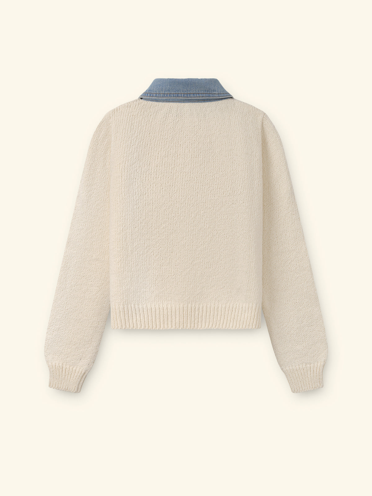 Women's Denim Knit Henley