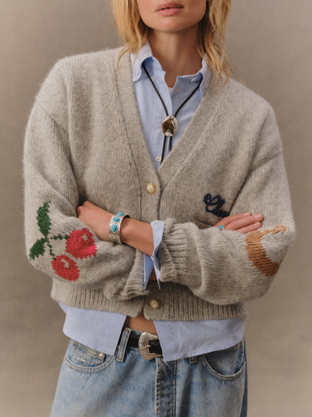 Women's Cropped Cardigan