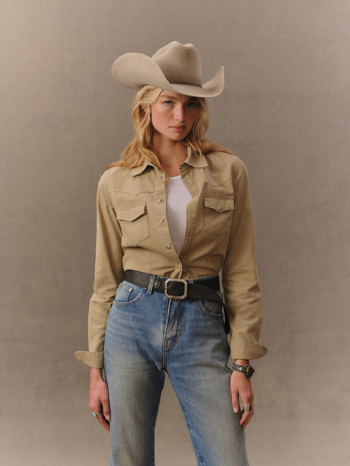 Women's Fitted Western Button Up