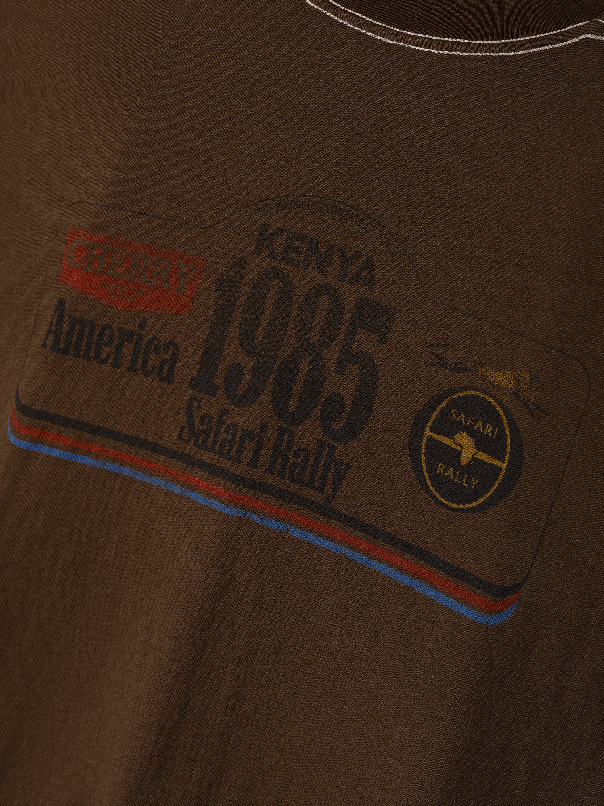 Boxy Safari T-Shirt (Brown)