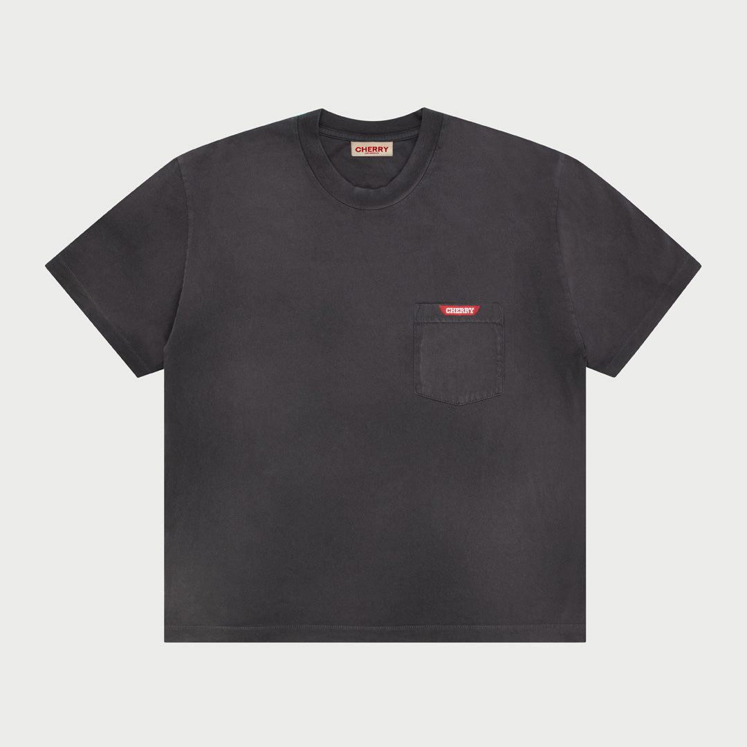 Boxy Pocket T-Shirt (Black)