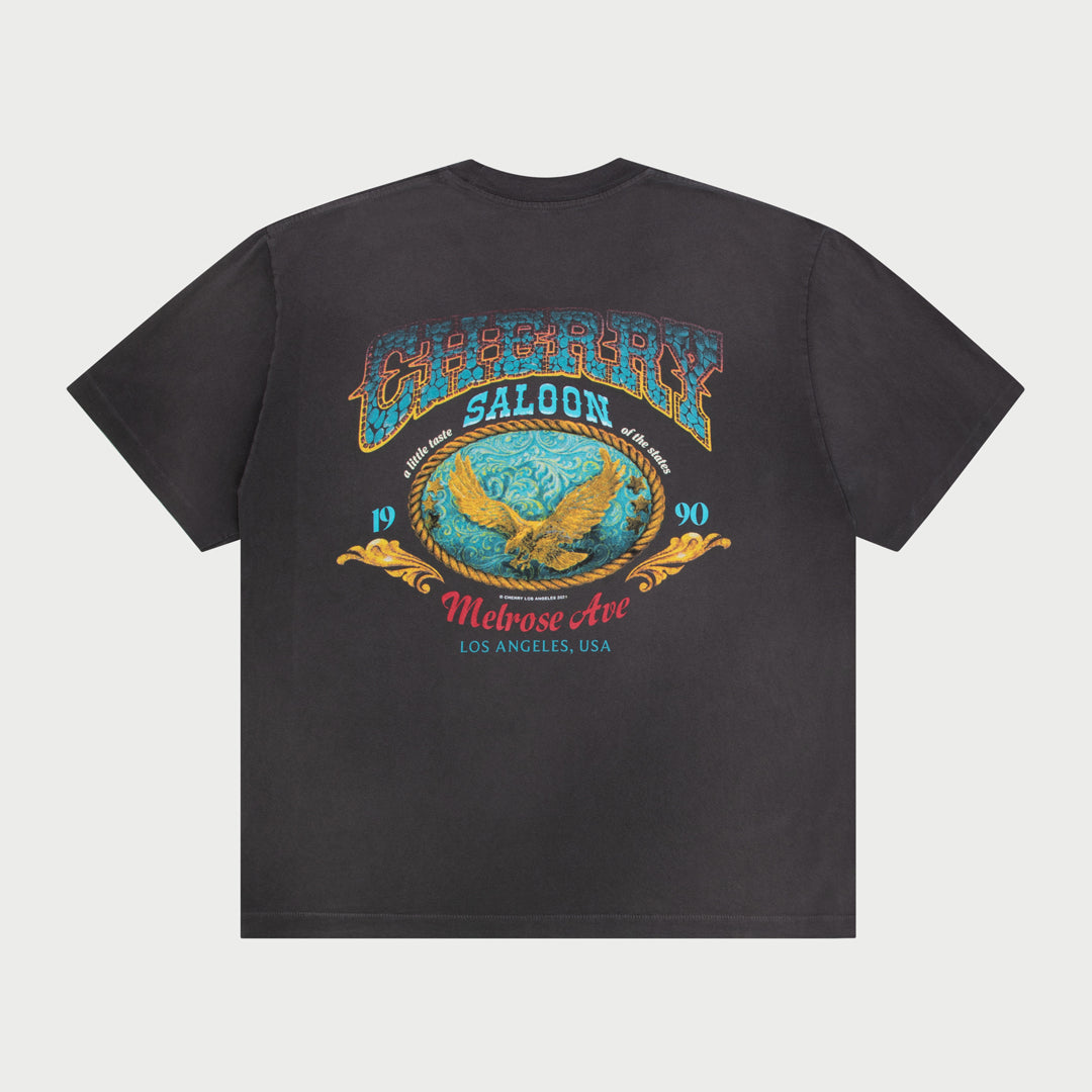 Saloon Pocket T-Shirt (Black)