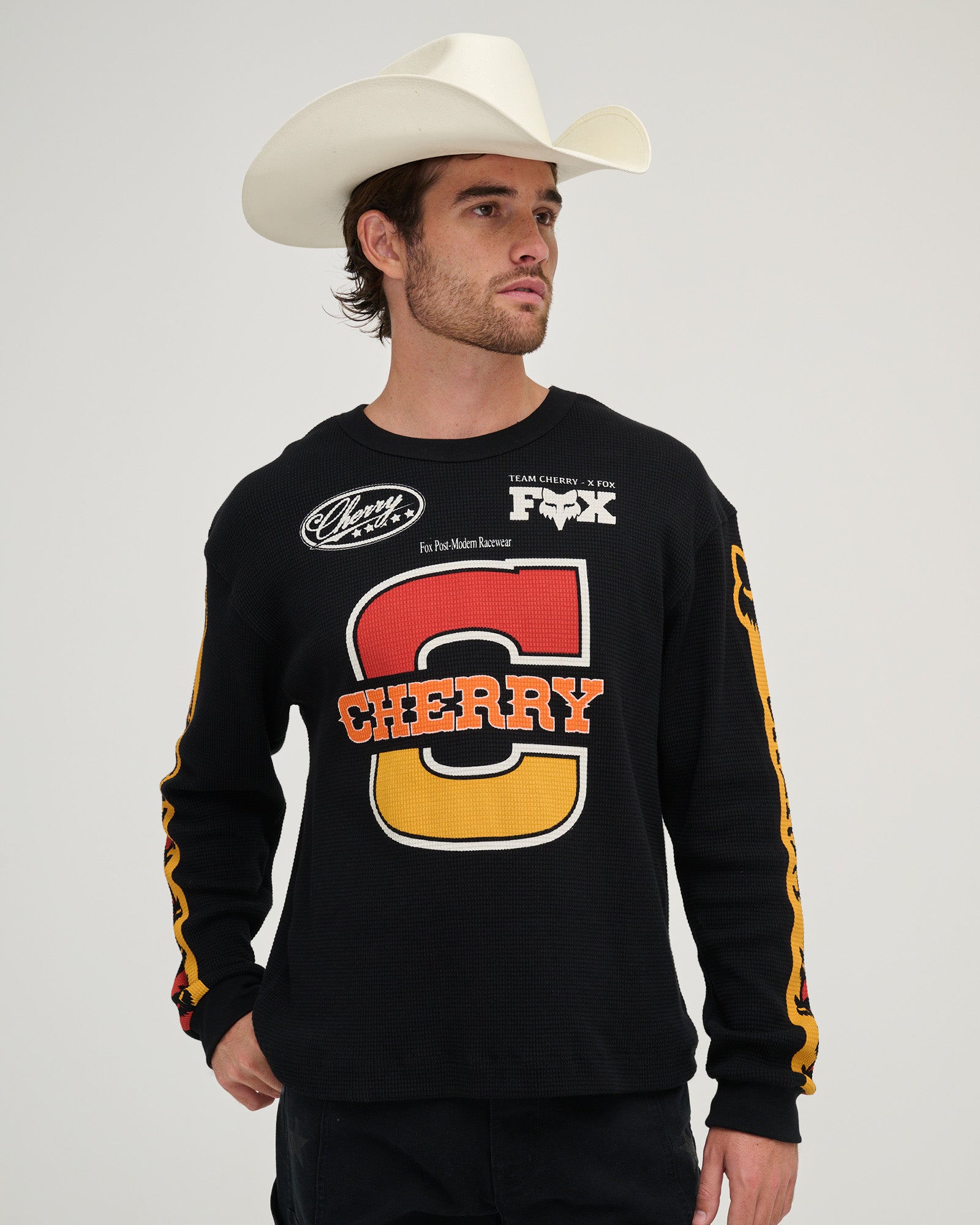 Fox X Cherry Moto Jersey (Black)