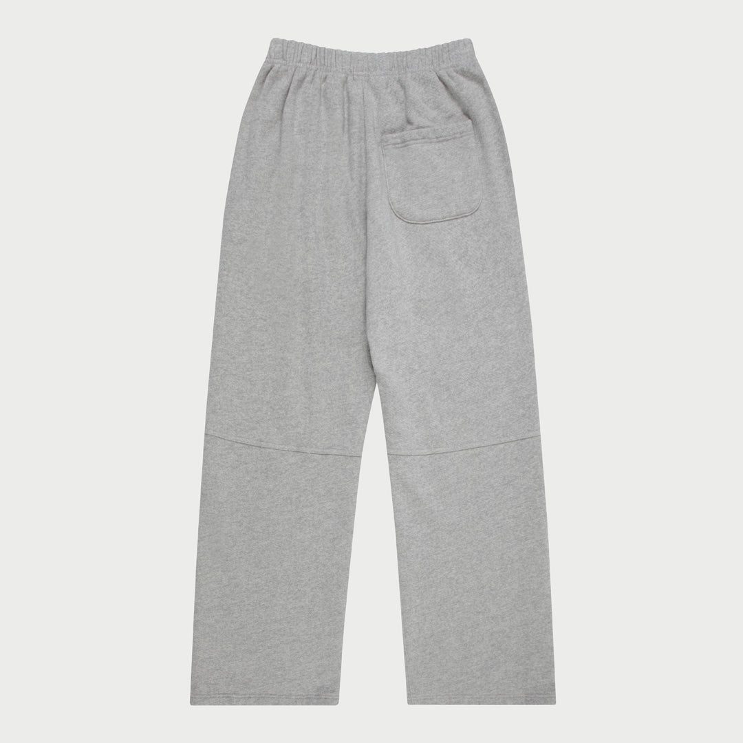 Chevron Patch Parachute Sweatpants (Heather Grey)