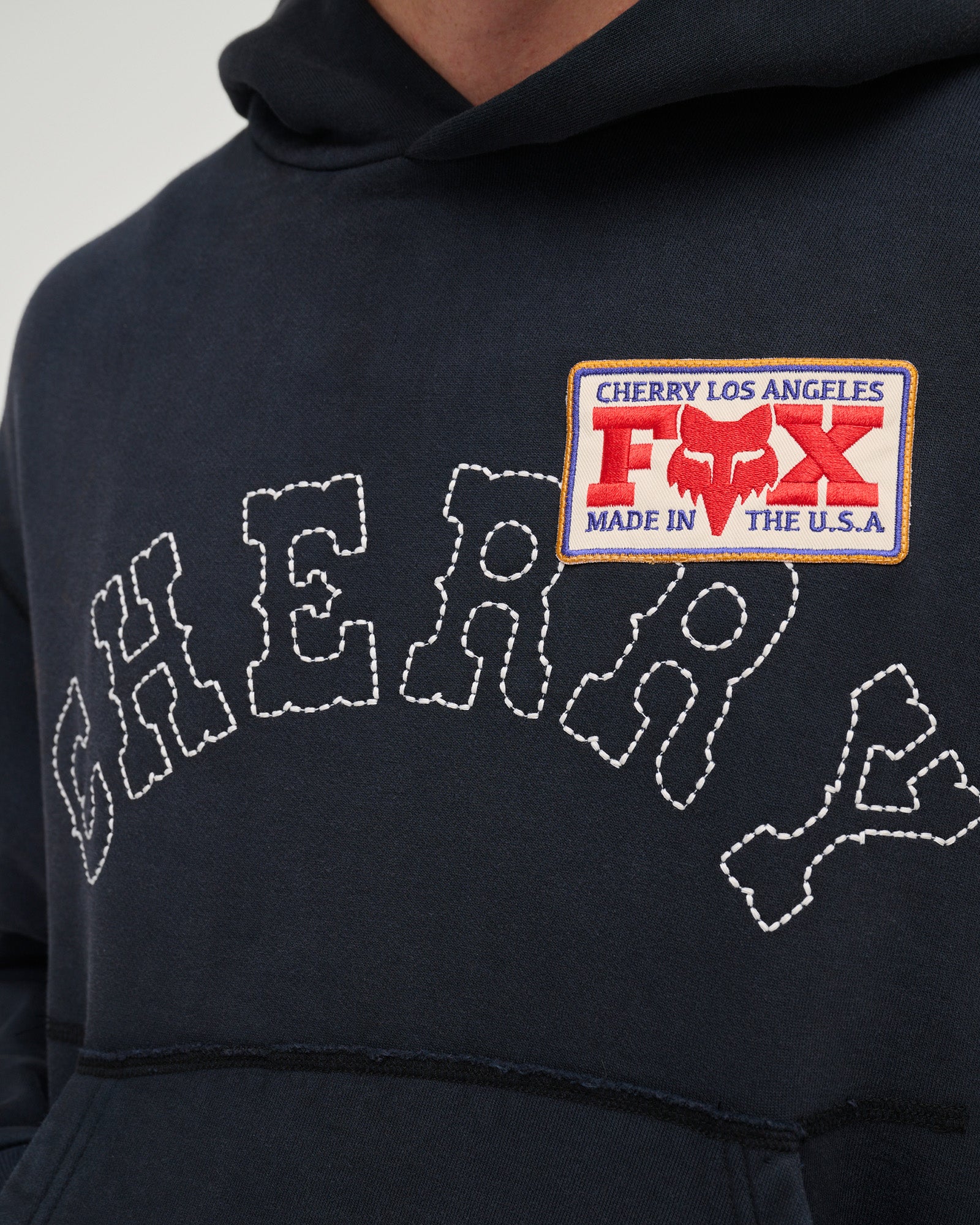 Fox X Cherry Hoodie (Black)