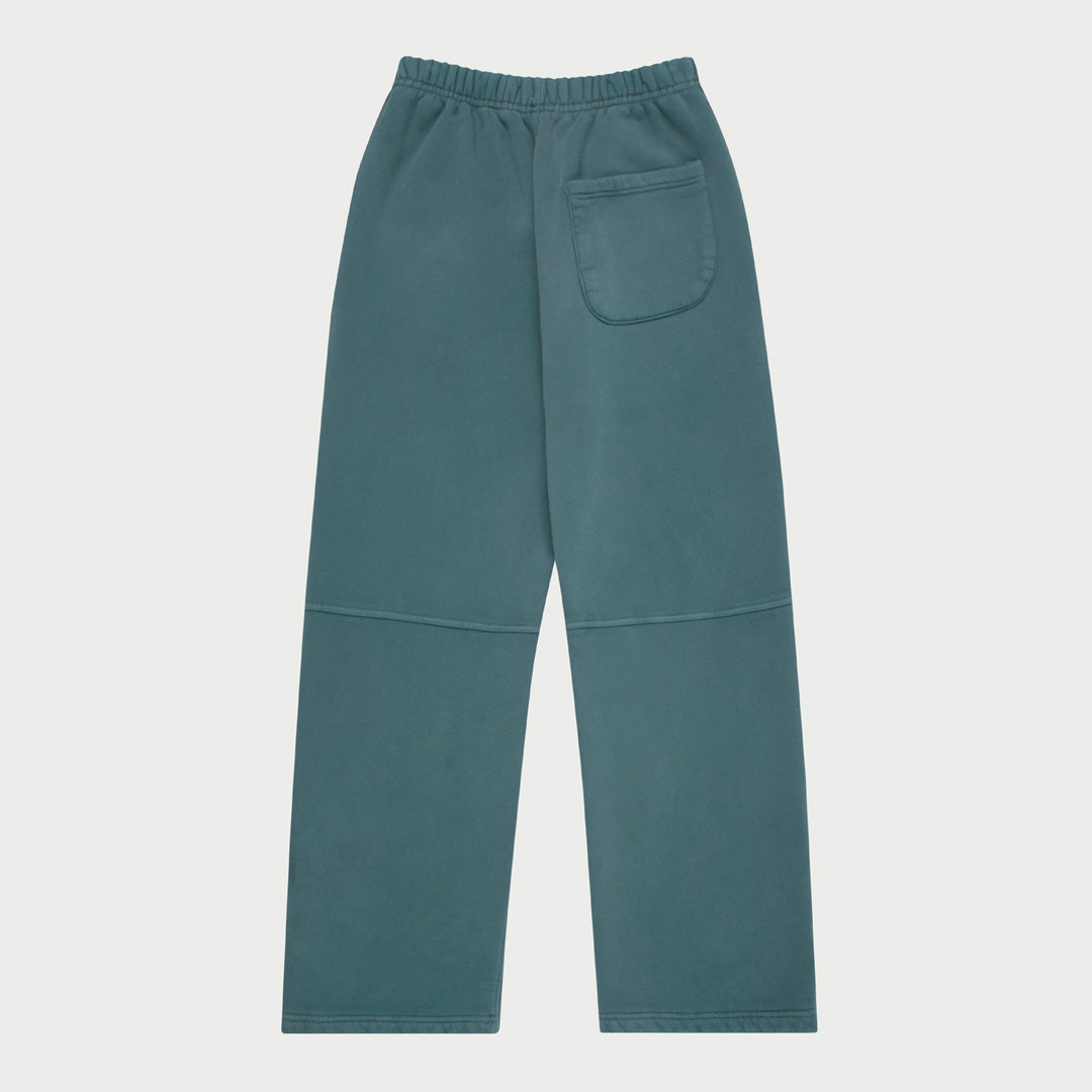 Chevron Patch Parachute Sweatpants (Teal)