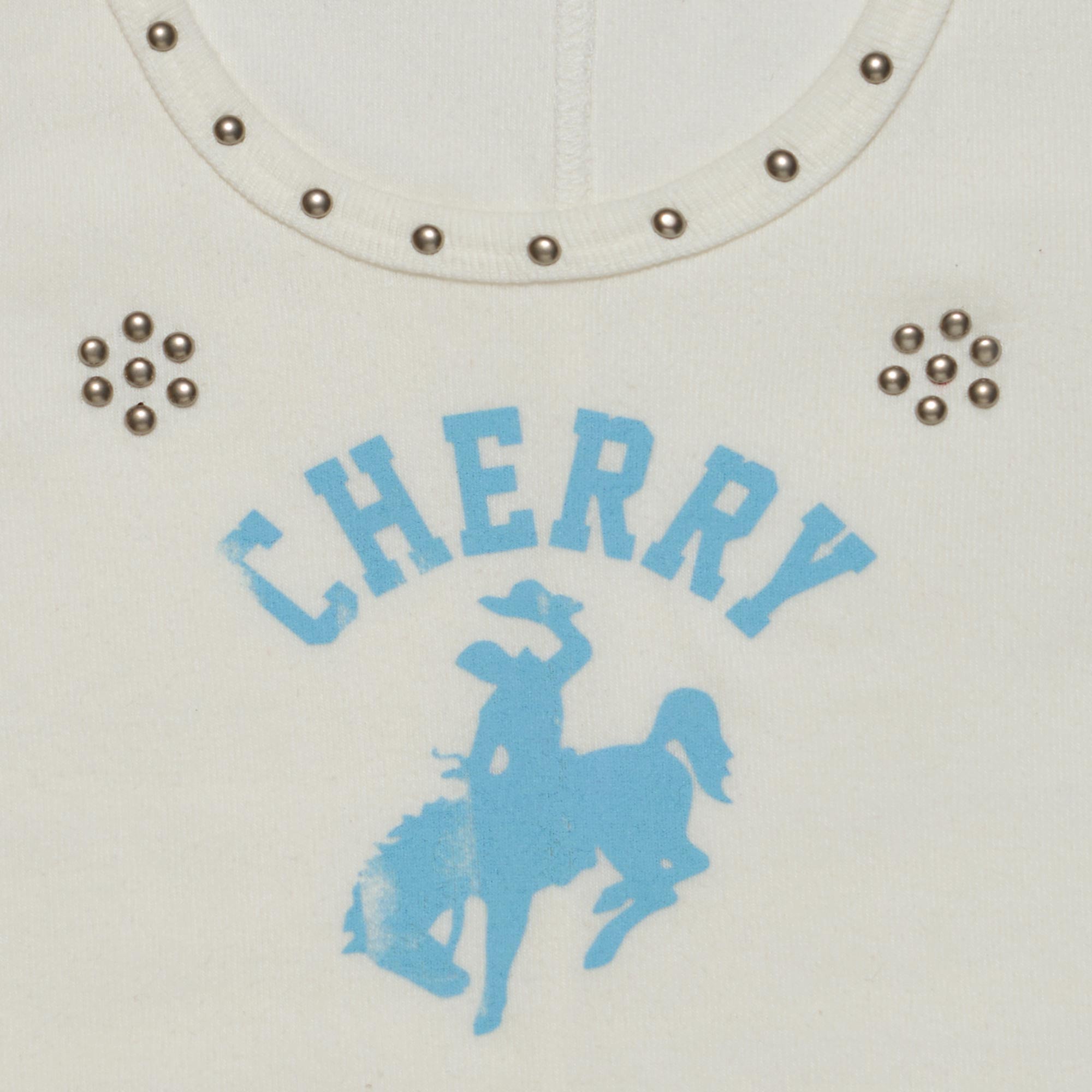 Women's Studded Tank Top (White)