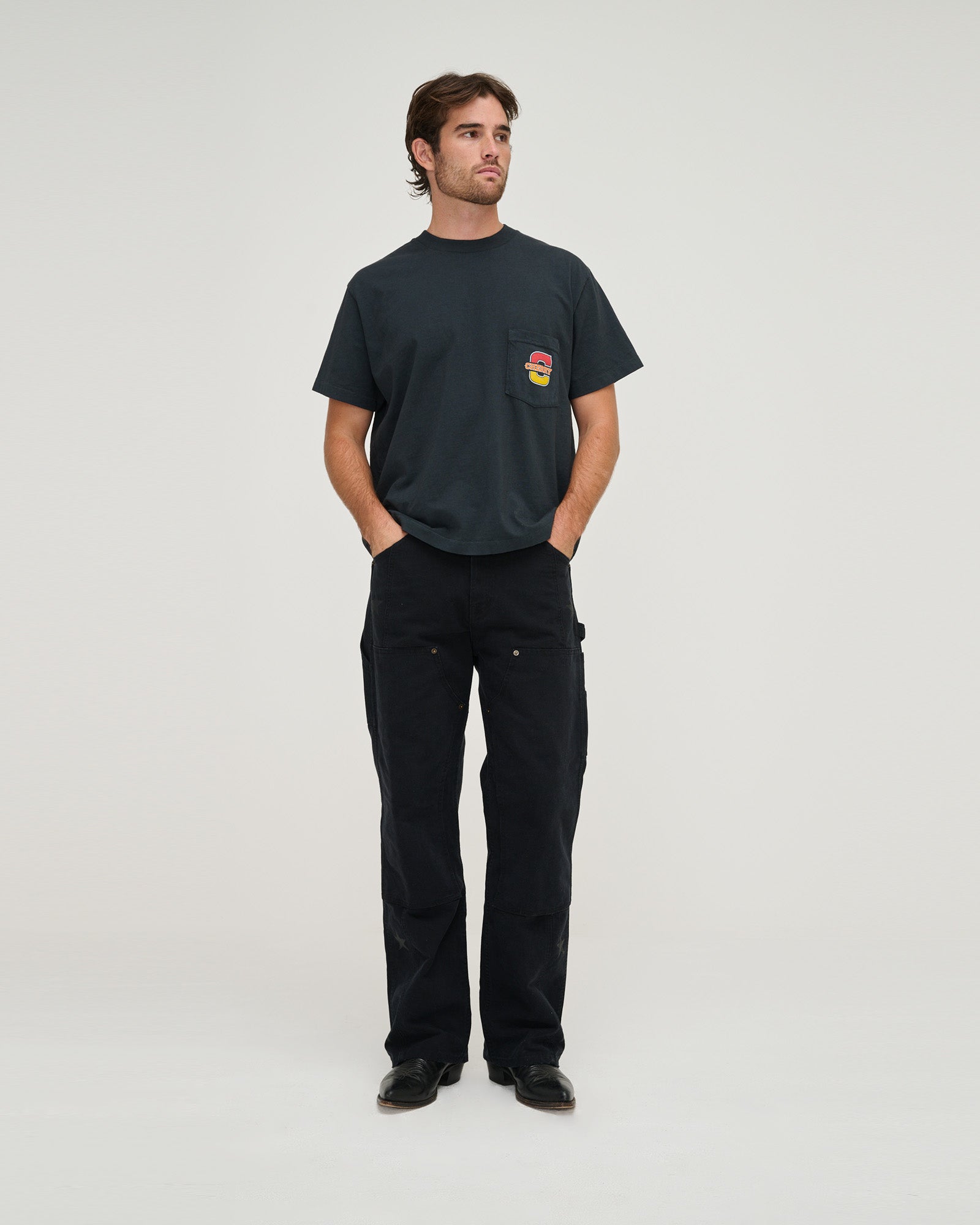 Fox X Cherry Classic Pocket Tee (Black)