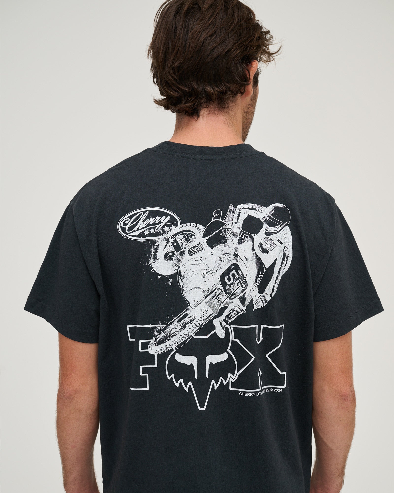 Fox X Cherry Classic Pocket Tee (Black)