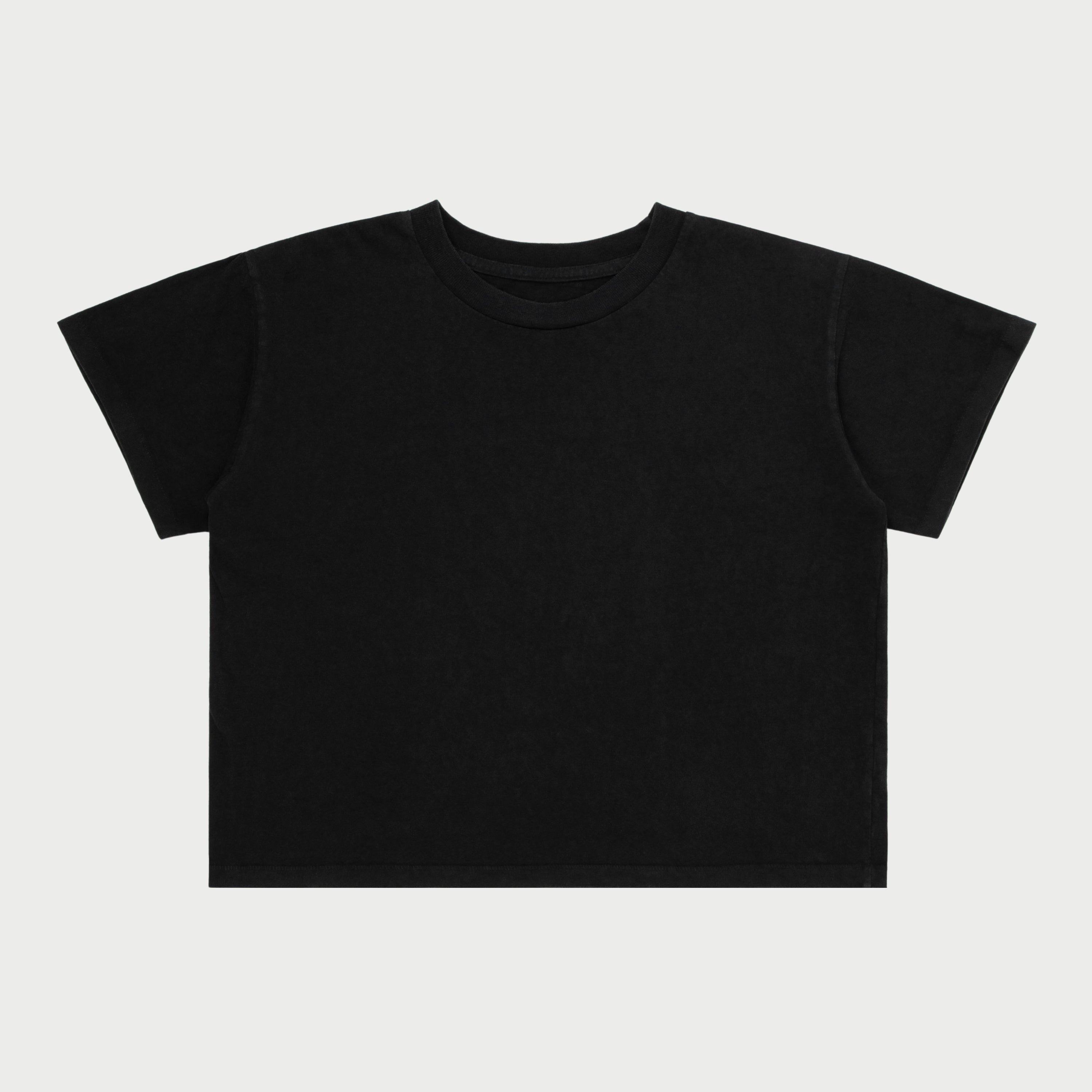 Basic Boxy Women's T-Shirt (Black)