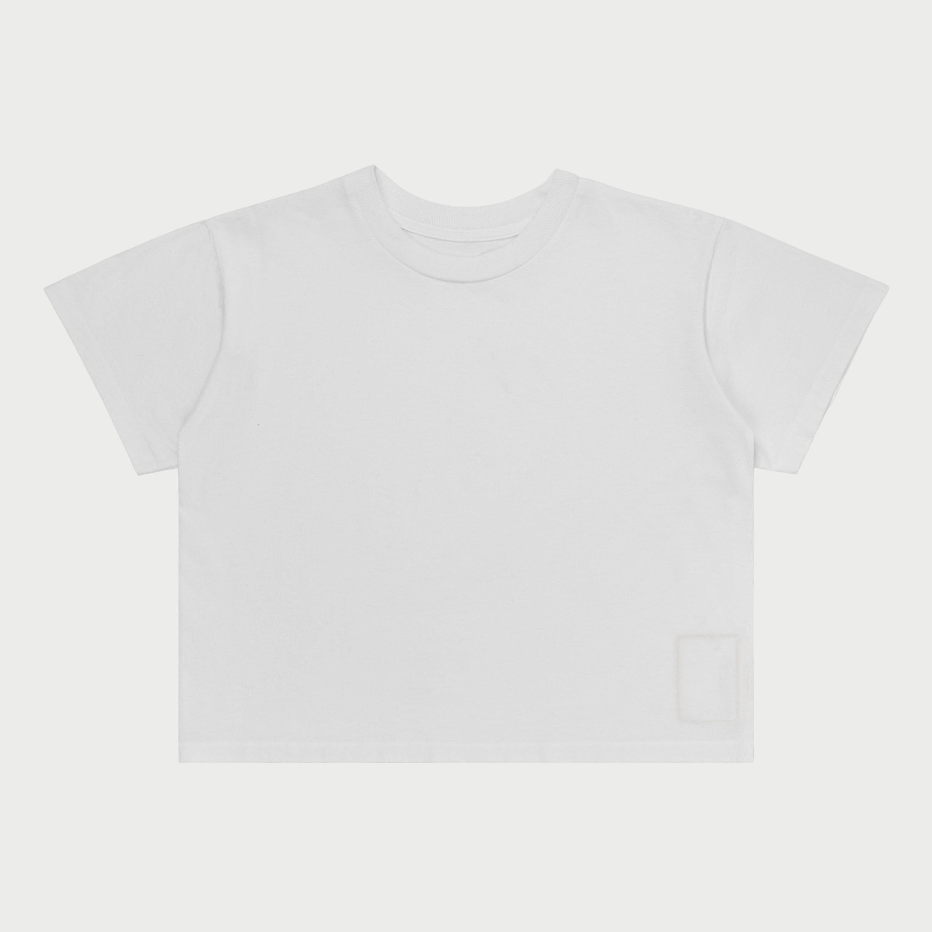 Basic Boxy Women's T-Shirt (White)