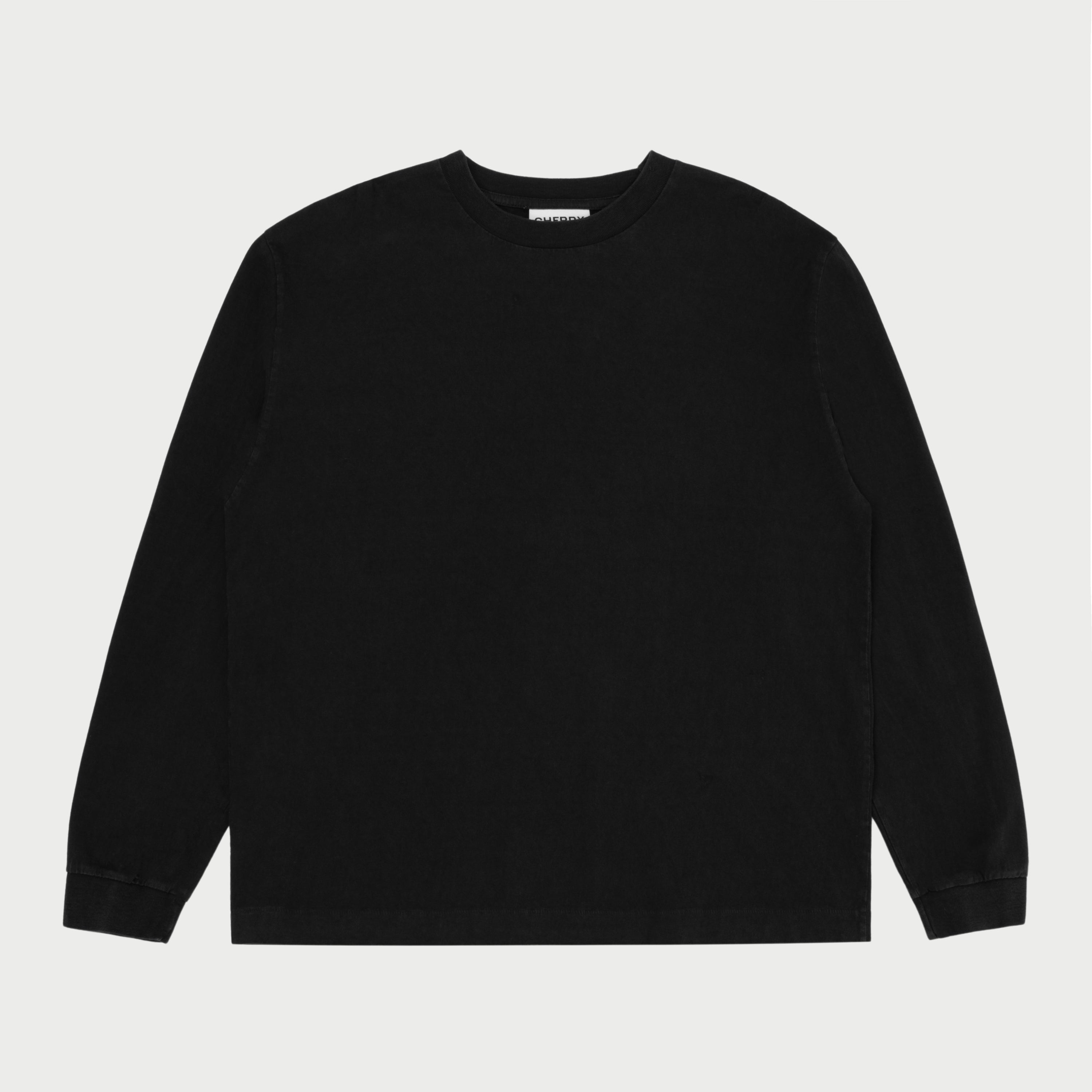 Basic L/S T-Shirt (Vintage Black)