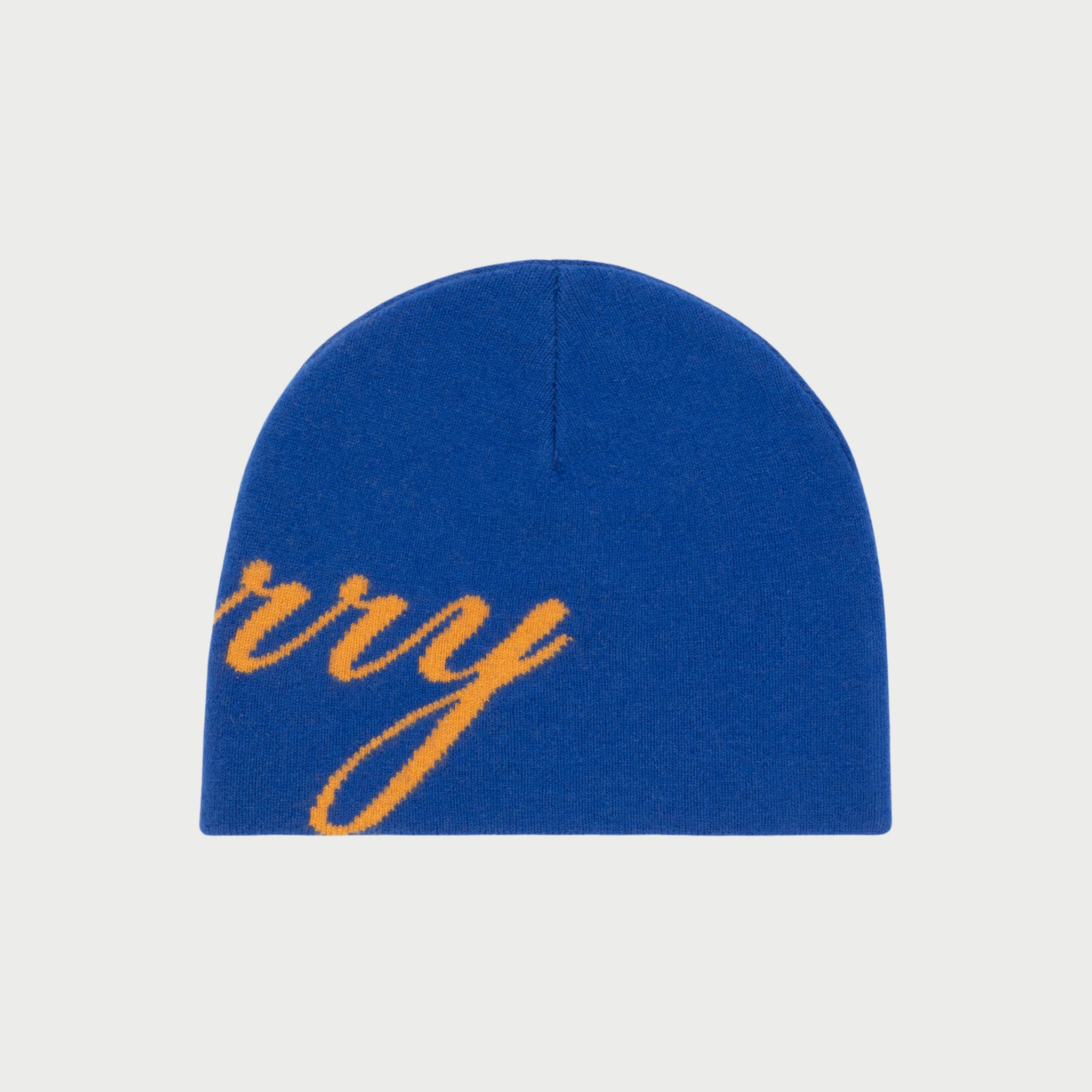 Cashmere Skull Cap Beanie (Blue) – CHERRY LA - Main Image