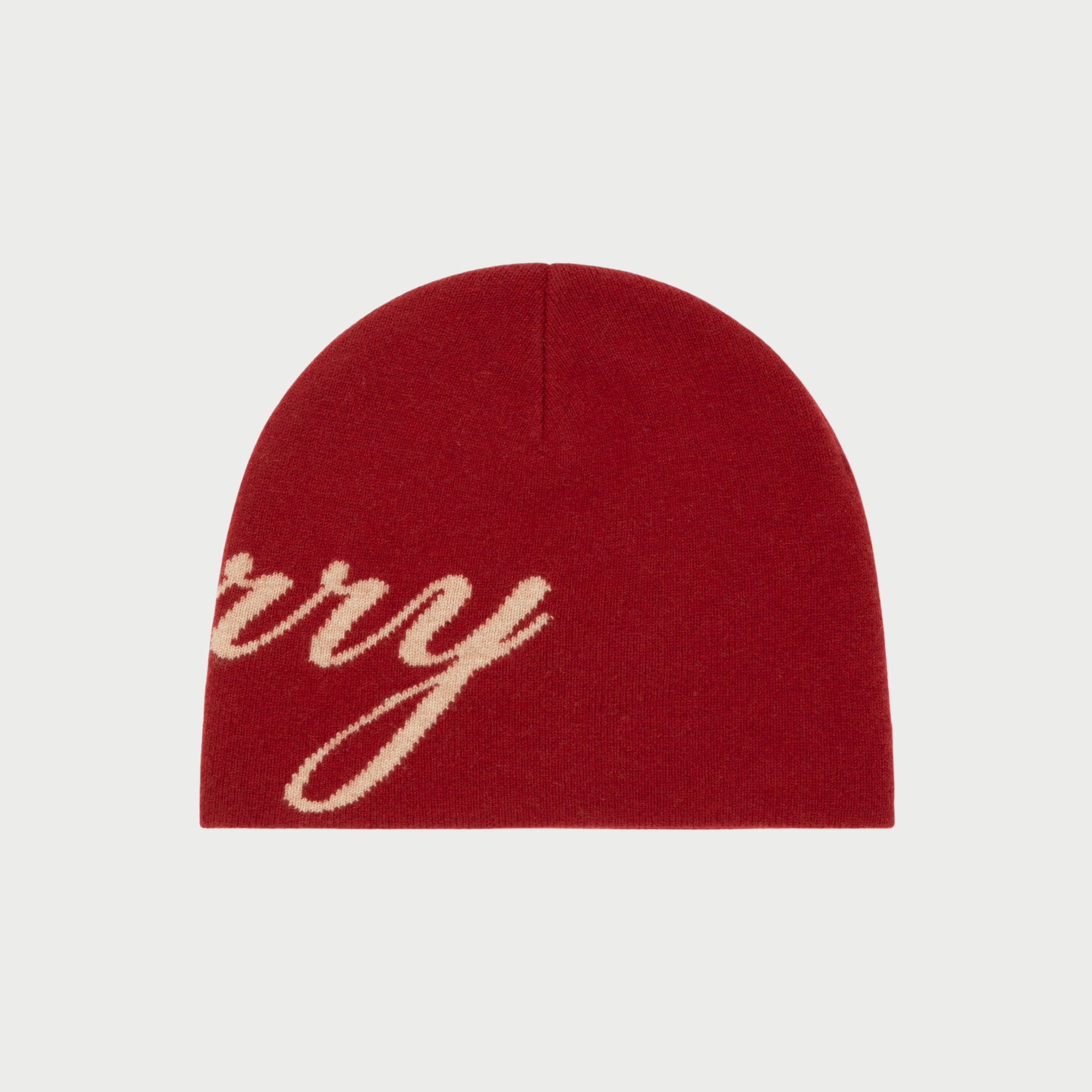 Cashmere Skull Cap Beanie (Red) – CHERRY LA
