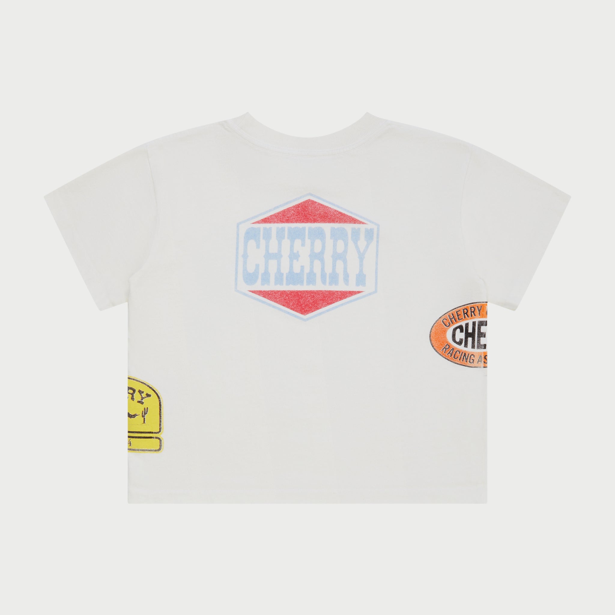 Off Road Boxy Baby Tee (Vintage White)