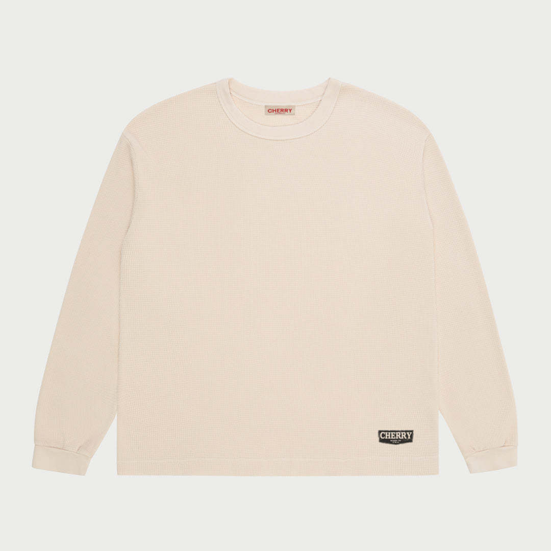 Boxy Thermal Long Sleeve (Natural)