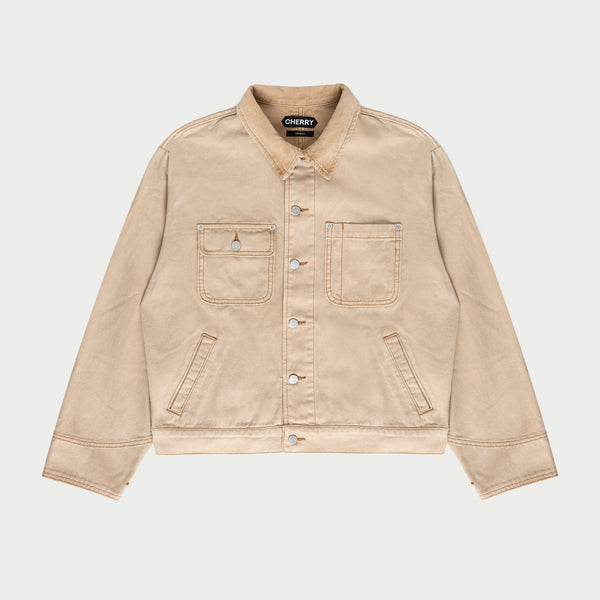 Canvas Mechanic Jacket (Sand) – CHERRY LA